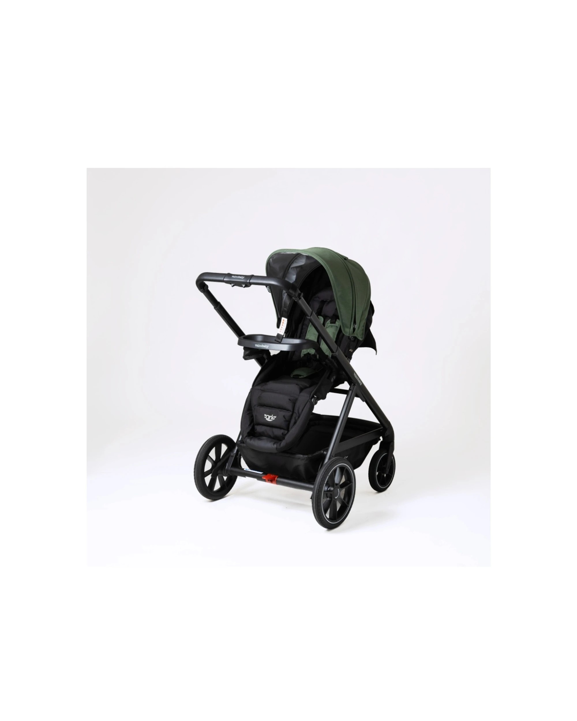 3 ValcoBaby Snack Tray Pram Stroller Accessory Easy Click-In Nested Cup Ark - Black, 3 of 6