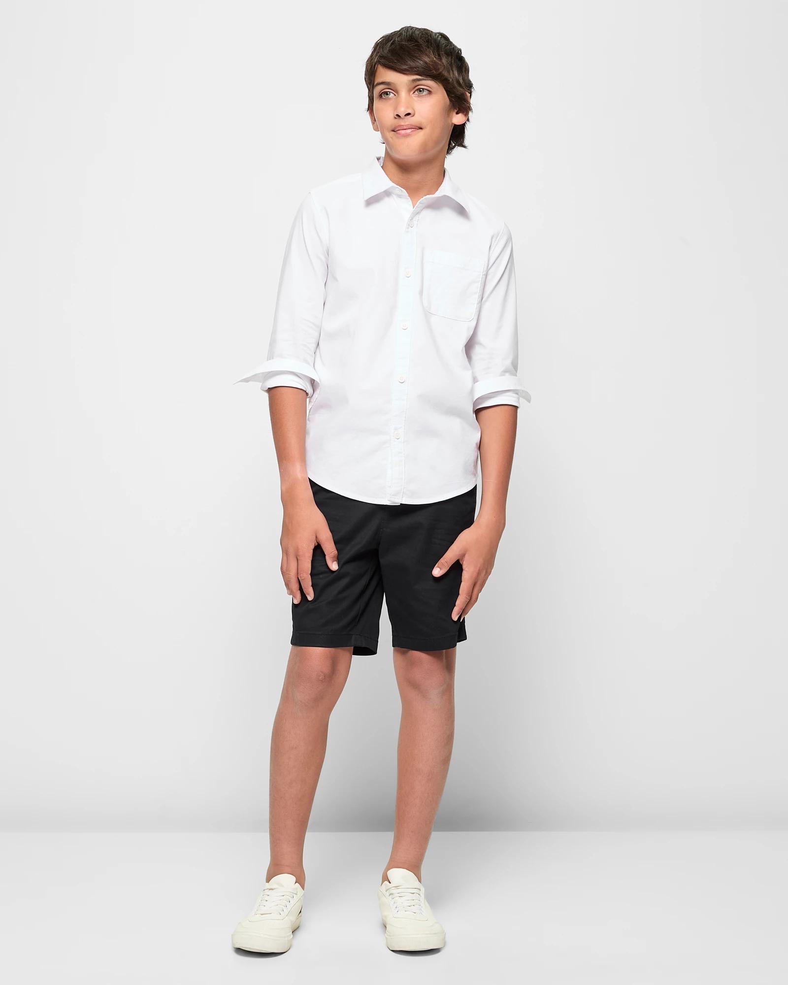 2 Target Long Sleeve Shirt WHITE, 2 of 5