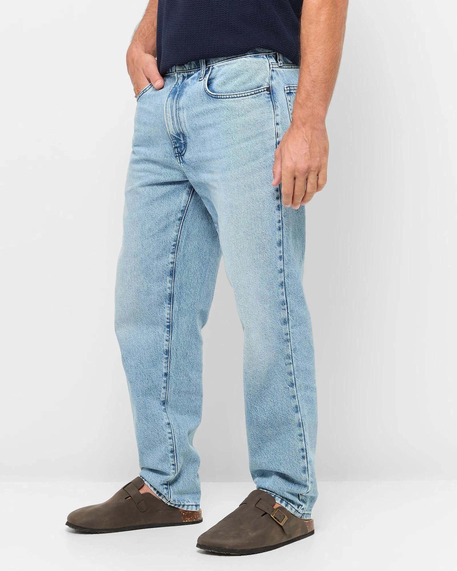 3 Target Man Relaxed Fit Denim Jeans LIGHT BLUE, 3 of 7