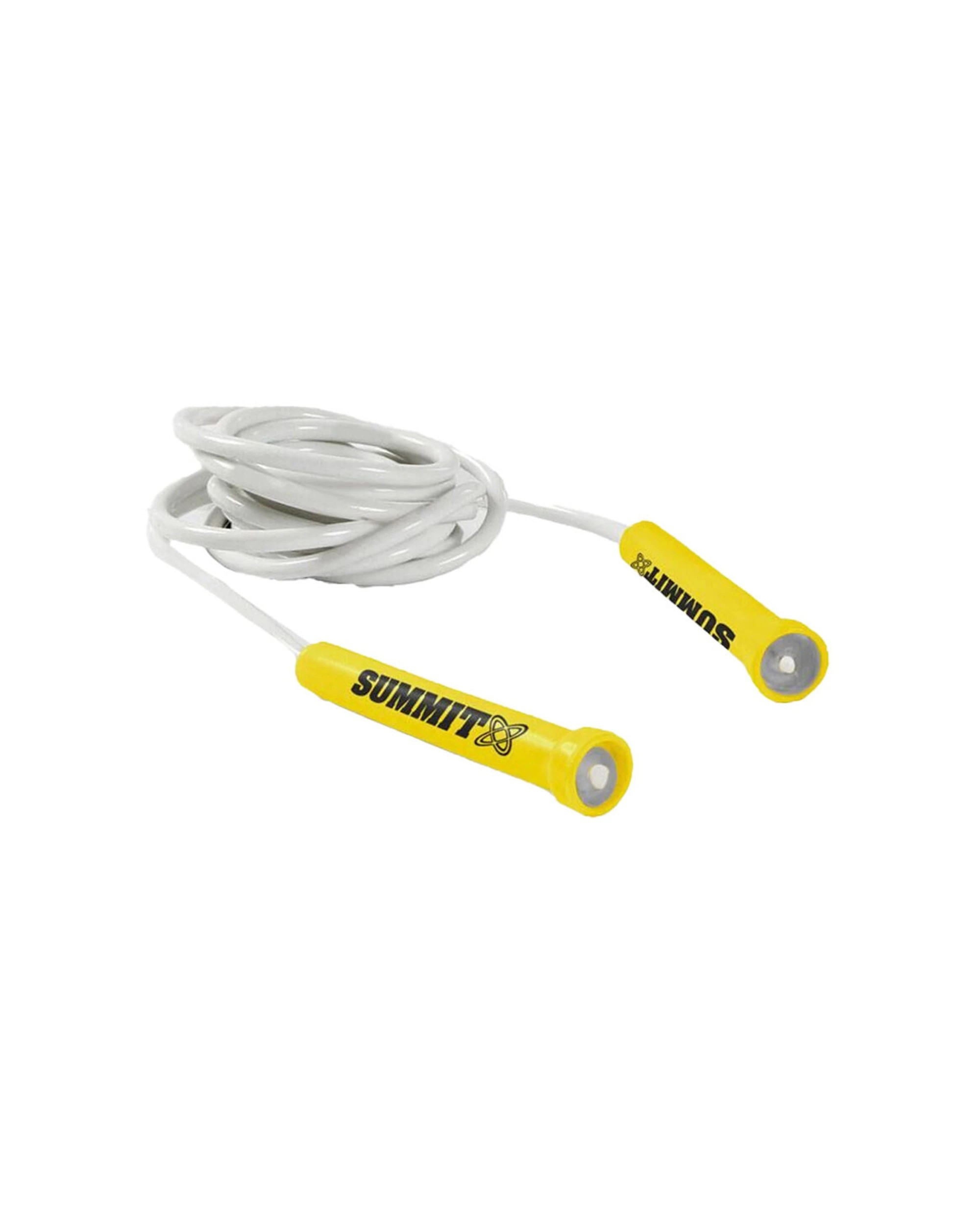 1 Summit Global Fitness Skipping Jumping Rope 9m Adjustable Ergonomic Handles - Yellow, 1 of 1