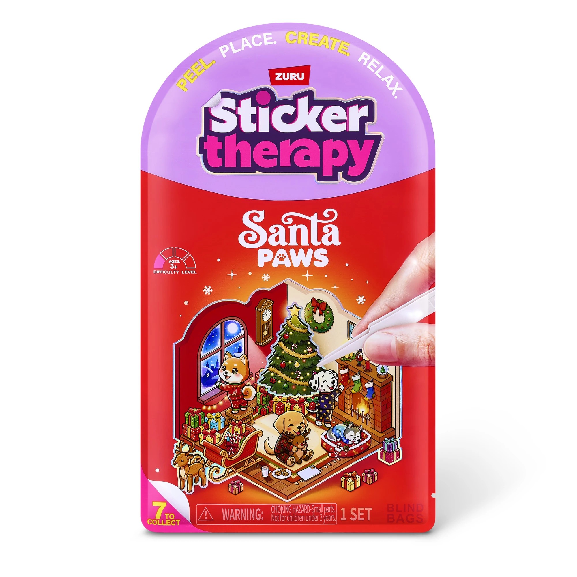 ZURU Sticker Therapy: Santa Paws Set - Assorted - Kmart