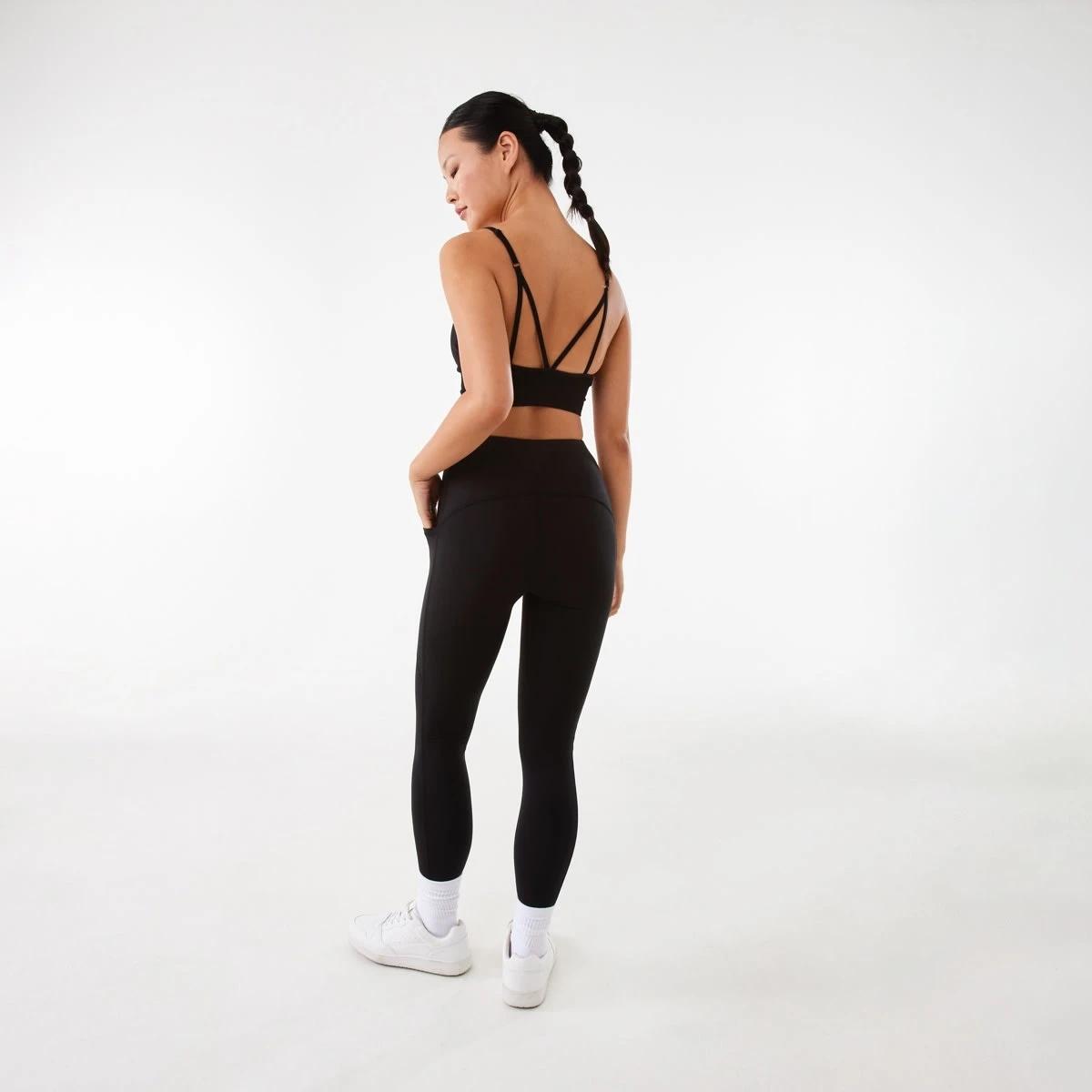 4 Active Womens Ultrasoft Leggings BLACK, 4 of 6