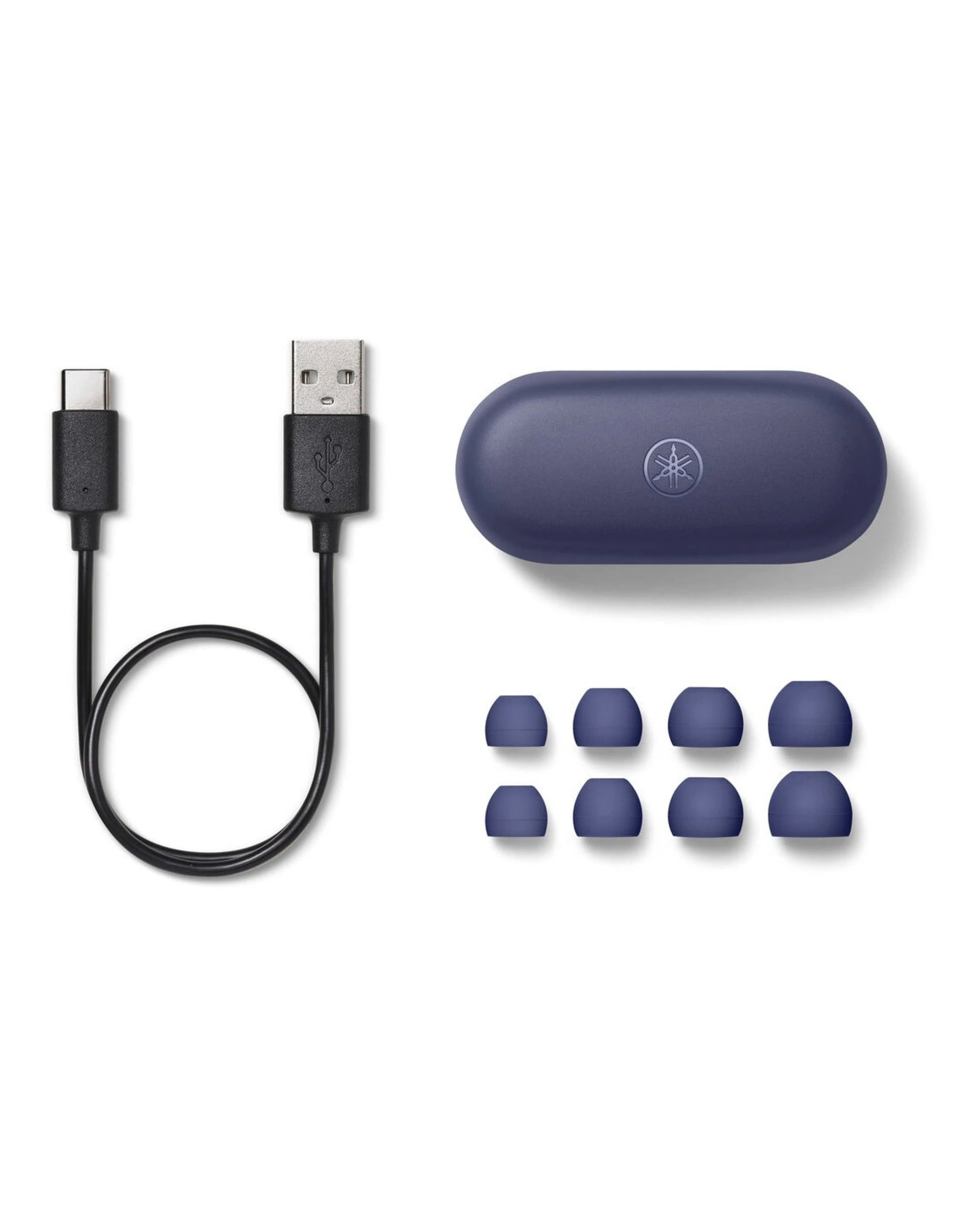 5 Yamaha TW-E3C True Wireless Earbuds - Blue, 5 of 5