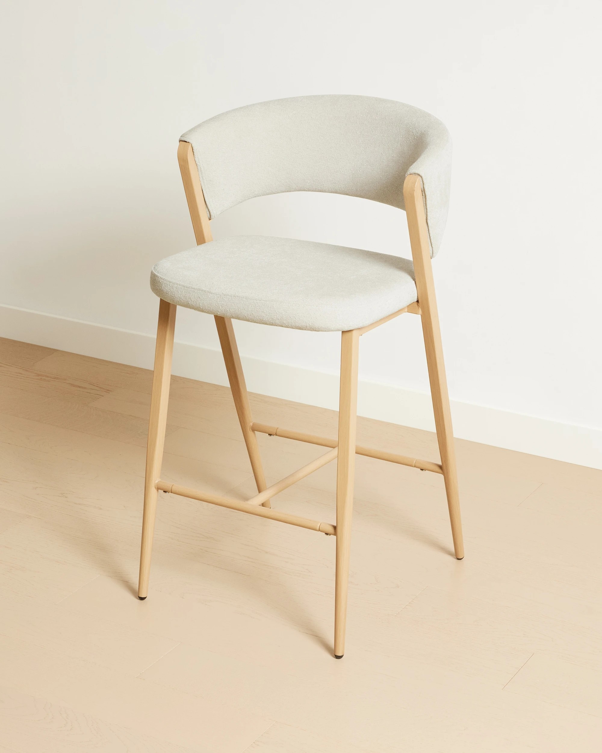 1 Asker Bar Stool - Cream, 1 of 7