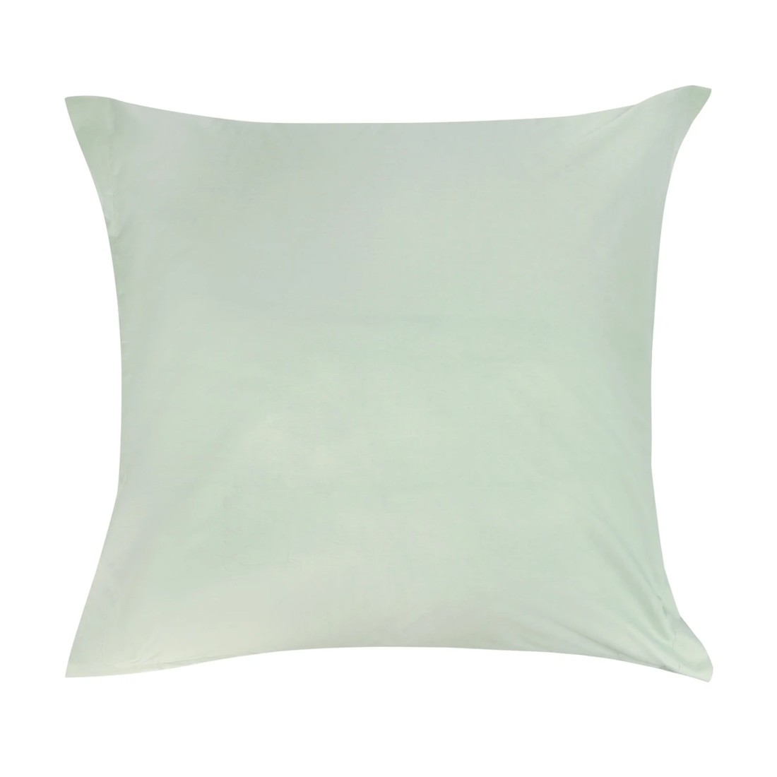 1 250 Thread Count Cotton Rich European Pillowcase - Eucalyptus, 1 of 5