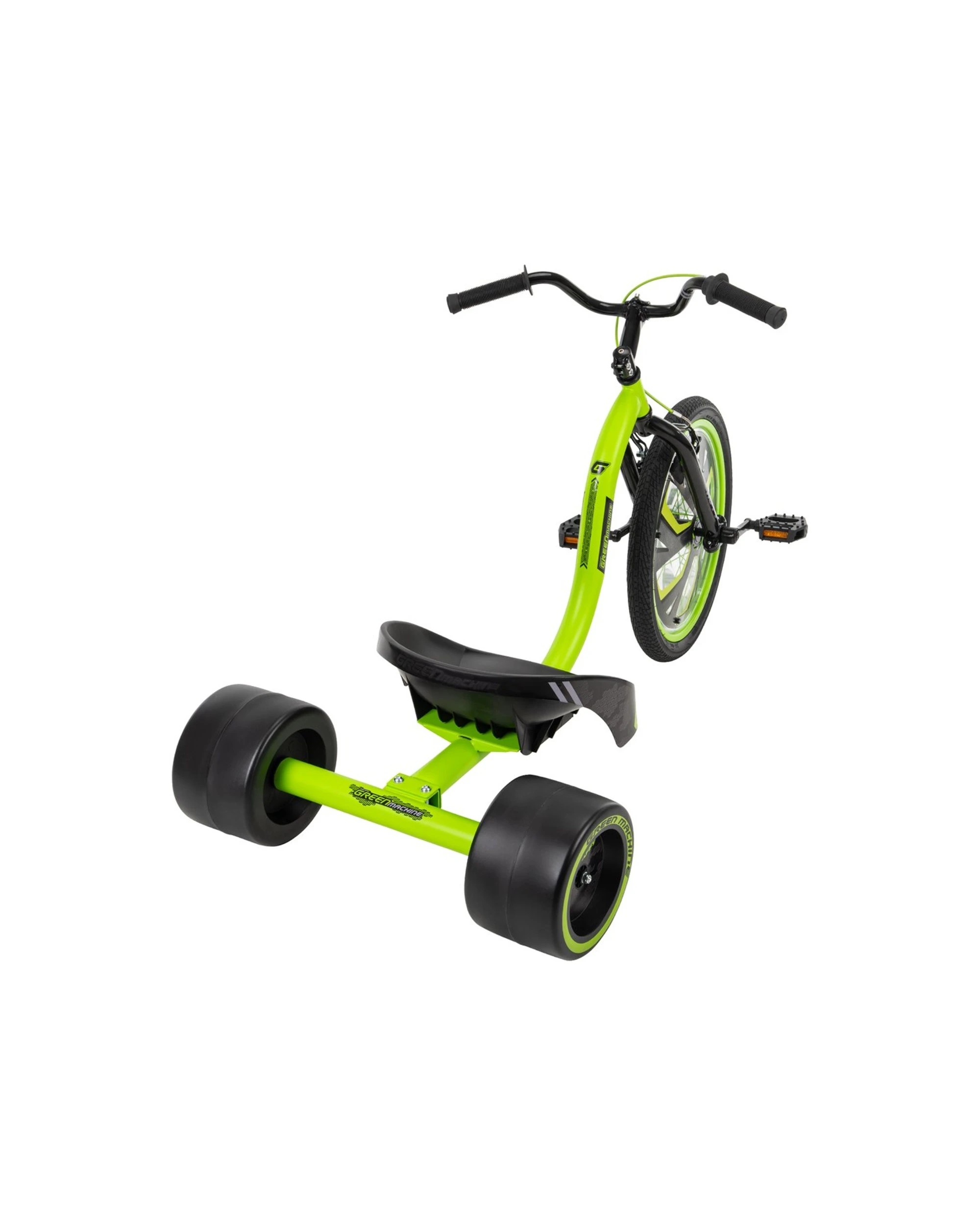6 Plum Play 20 Inch Slider Drift Trike Steel Frame Linear Brake Aged 9 Years - Green, 6 of 9