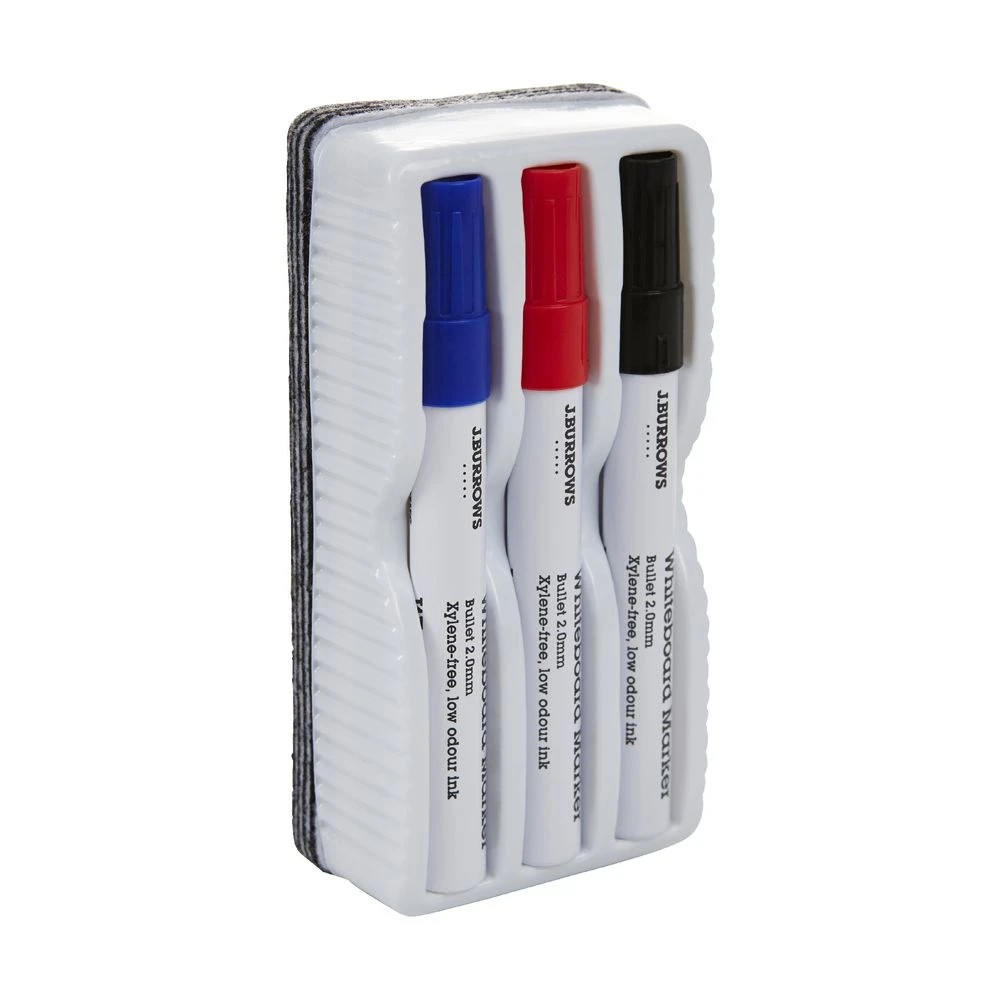 2 J.Burrows Peelable Eraser with 3 Markers, 2 of 2