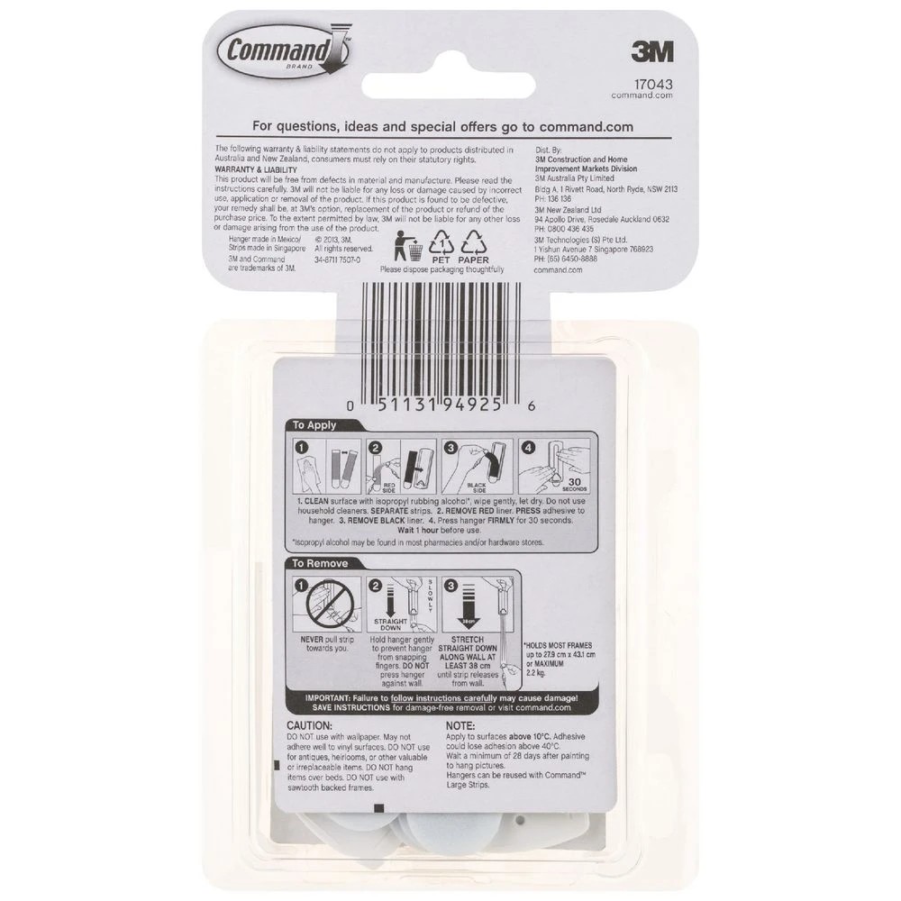 2 3M Command Wire Back Picture Hooks Value Pack, 2 of 5