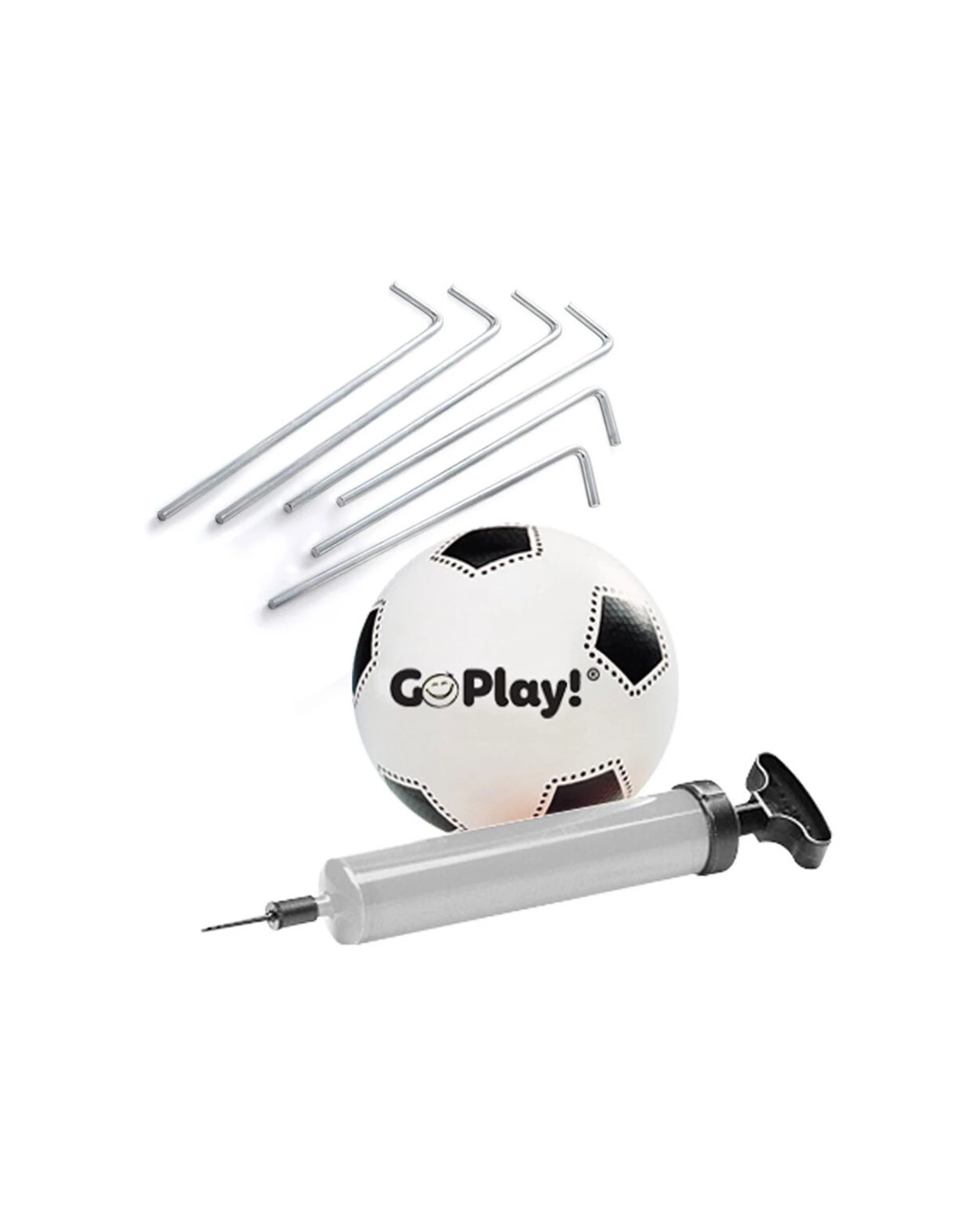 4 Go Play 2-in-1 Indoor Outdoor 182cm Soccer Goal Post Kids 5 Plus Set Complete - White, 4 of 4