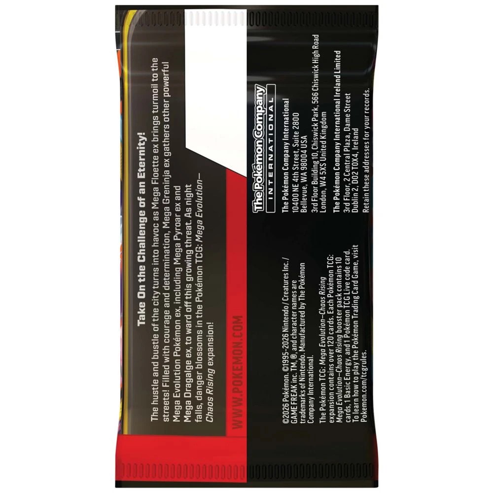 5 Pokmon TCG Mega Evolutions 4 Chaos Rising Booster Pack, 5 of 6