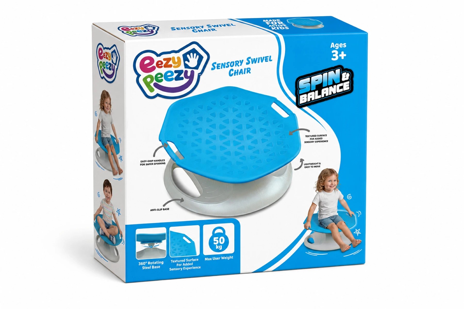 1 Eezy Peezy Sensory Swivel Chair, 1 of 4