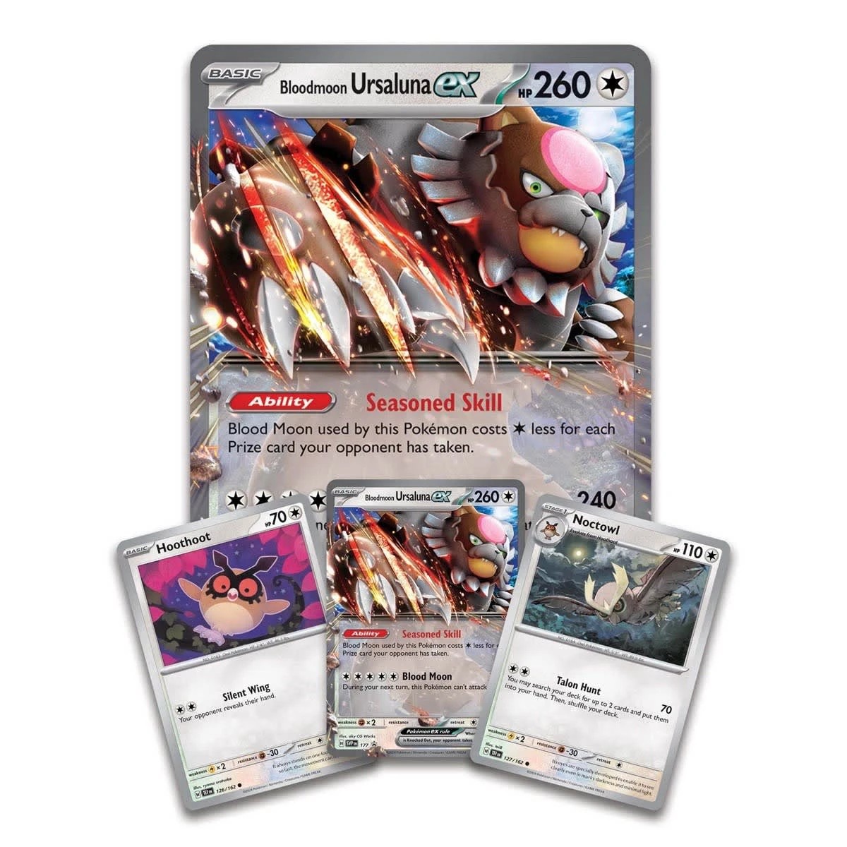 4 Pokemon Trading Card Game: Bloodmoon Ursaluna ex Box, 4 of 6