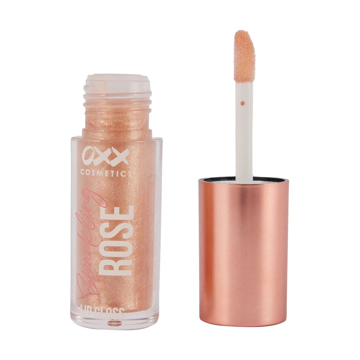 2 OXX Cosmetics Sparkling Rose Lip Gloss - Bare, 2 of 7