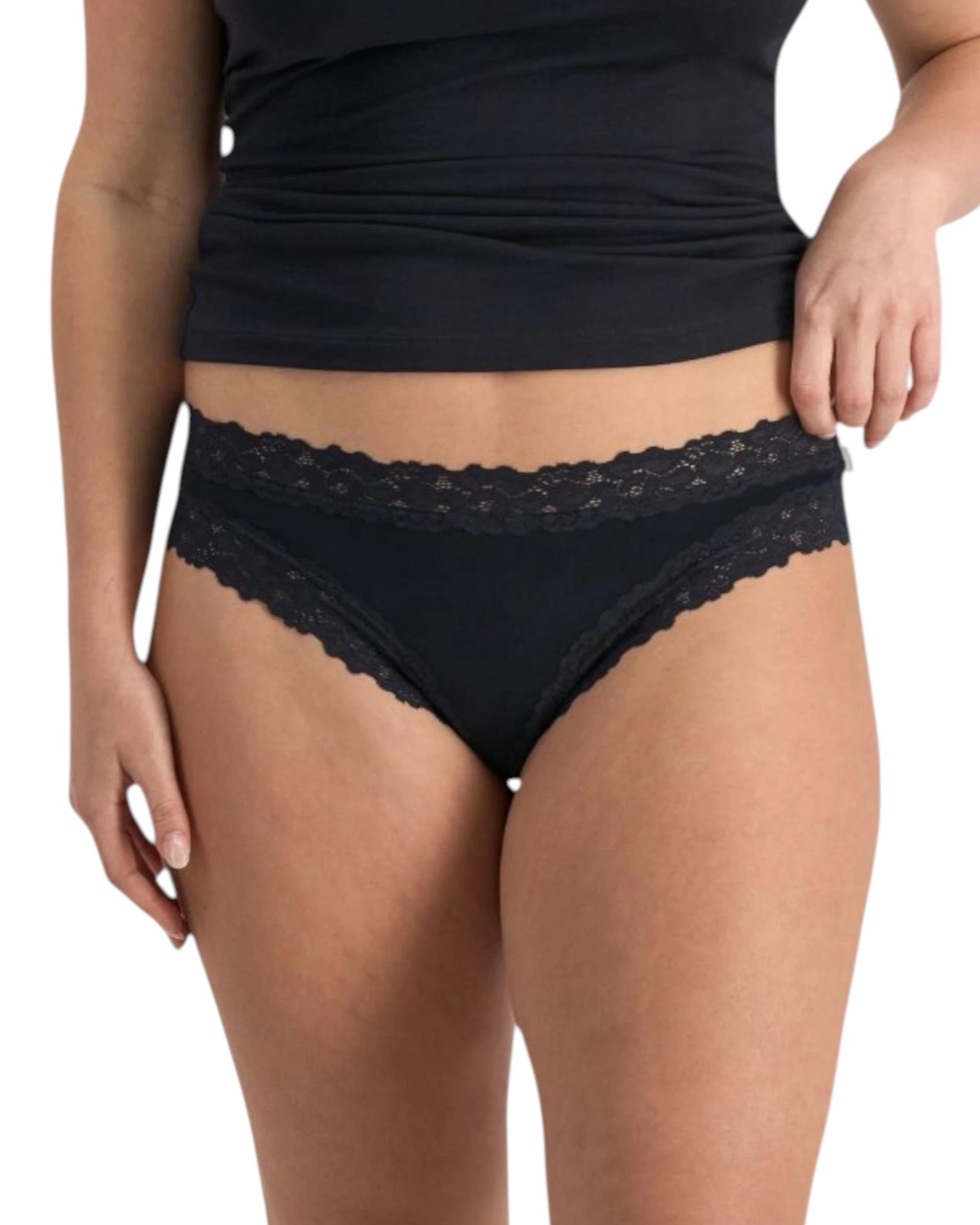 1 Jockey Womens Parisienne Classic Cheeky Underwear Black BLACK, 1 of 3