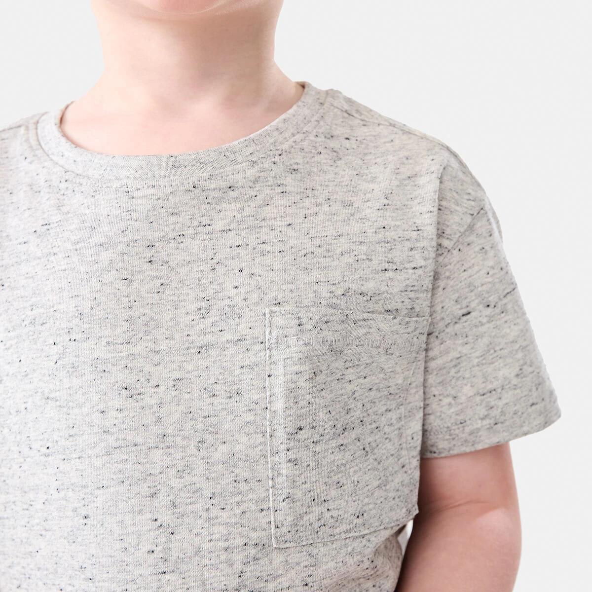 4 Plain Cotton T-shirt Tlg Marle, 4 of 8