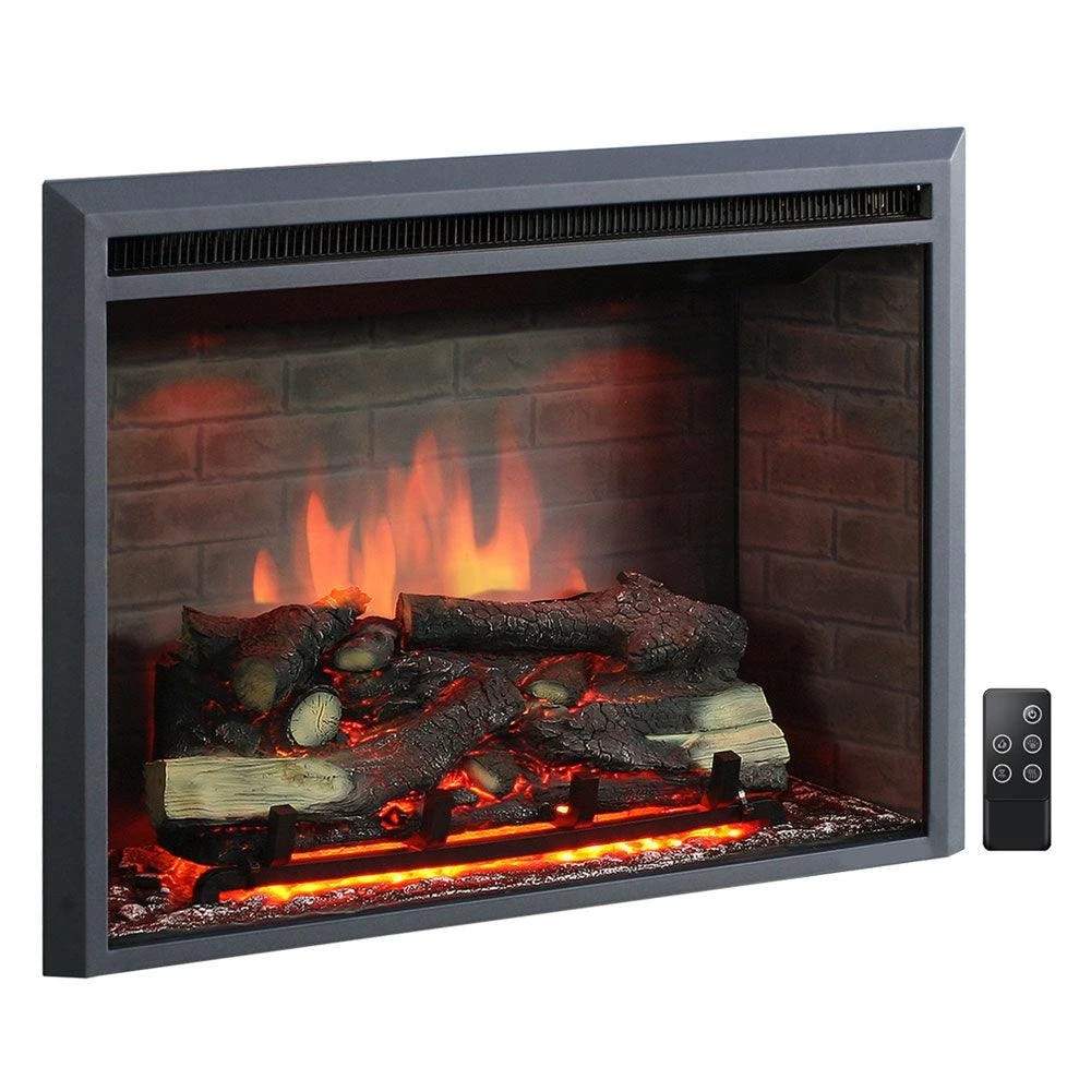 6 Moda Living Ascot Electric Fireplace Heater White Mantel Suite with Primo Insert - White, 6 of 10