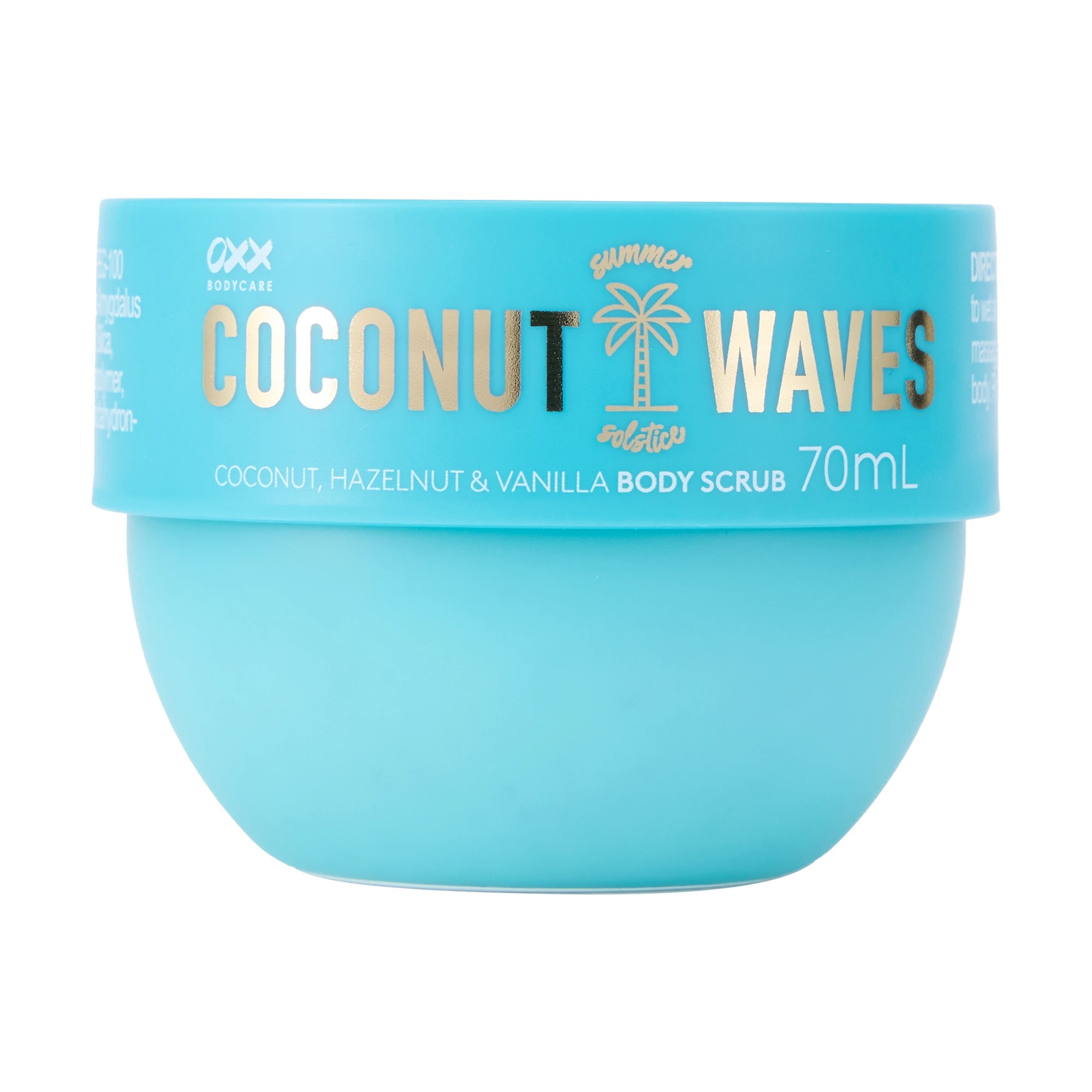 1 OXX Bodycare Coconut Waves Summer Solstice Body Scrub 70ml - Coconut, Hazelnut and Vanilla, 1 of 6