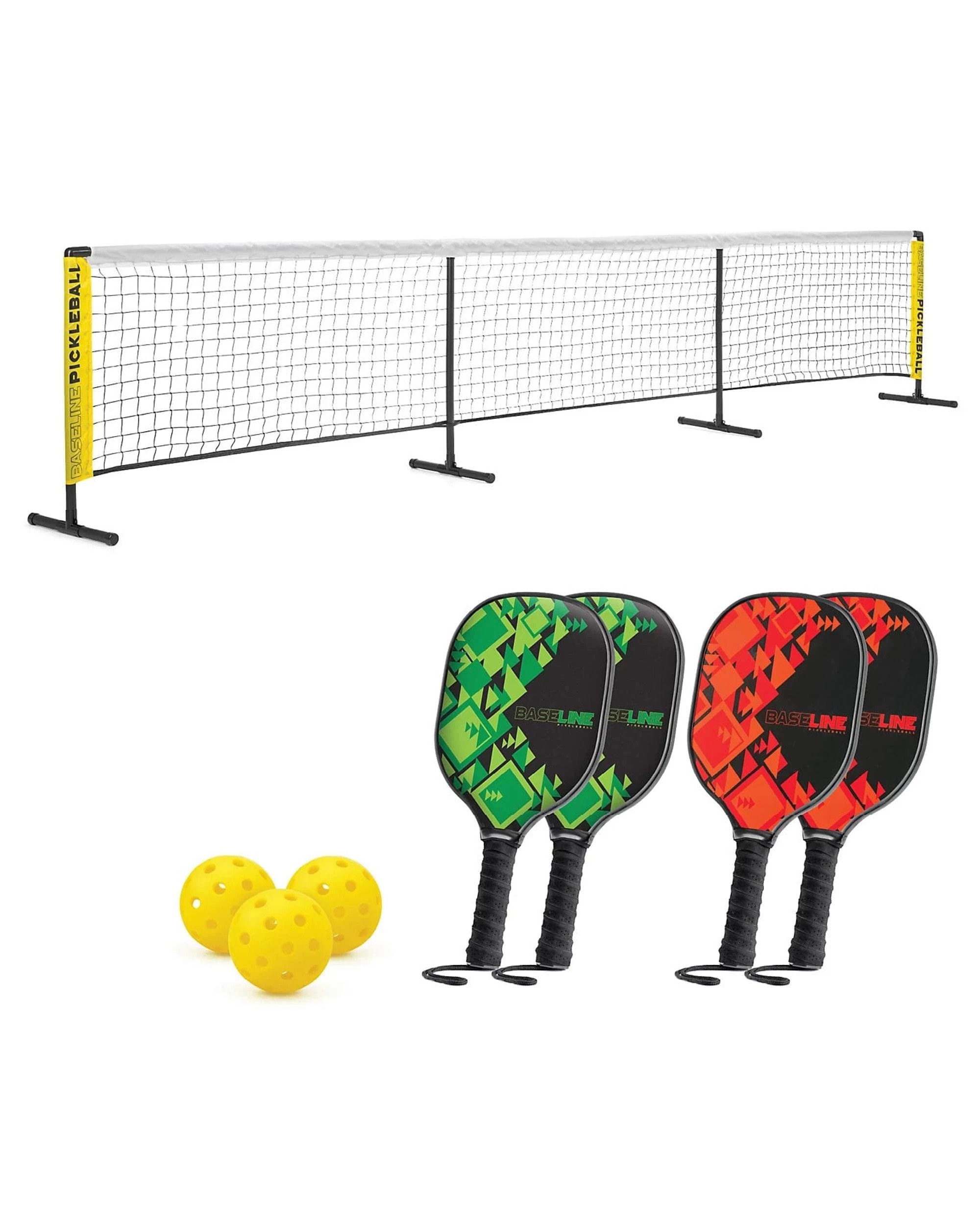 2 Baseline Pickleball 4 Player Bat, Ball and Net Set, 2 of 6
