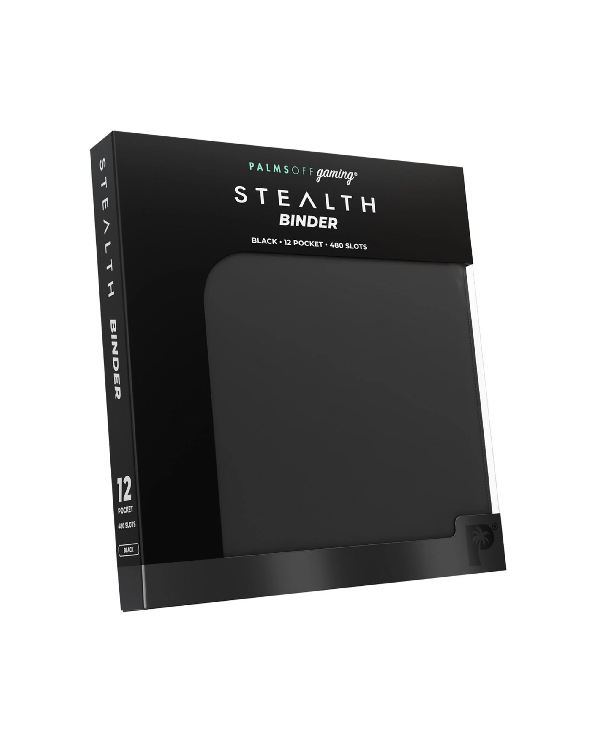 7 Palms Off Gaming Stealth 12 Pocket Zip Binder - Black, 7 of 8