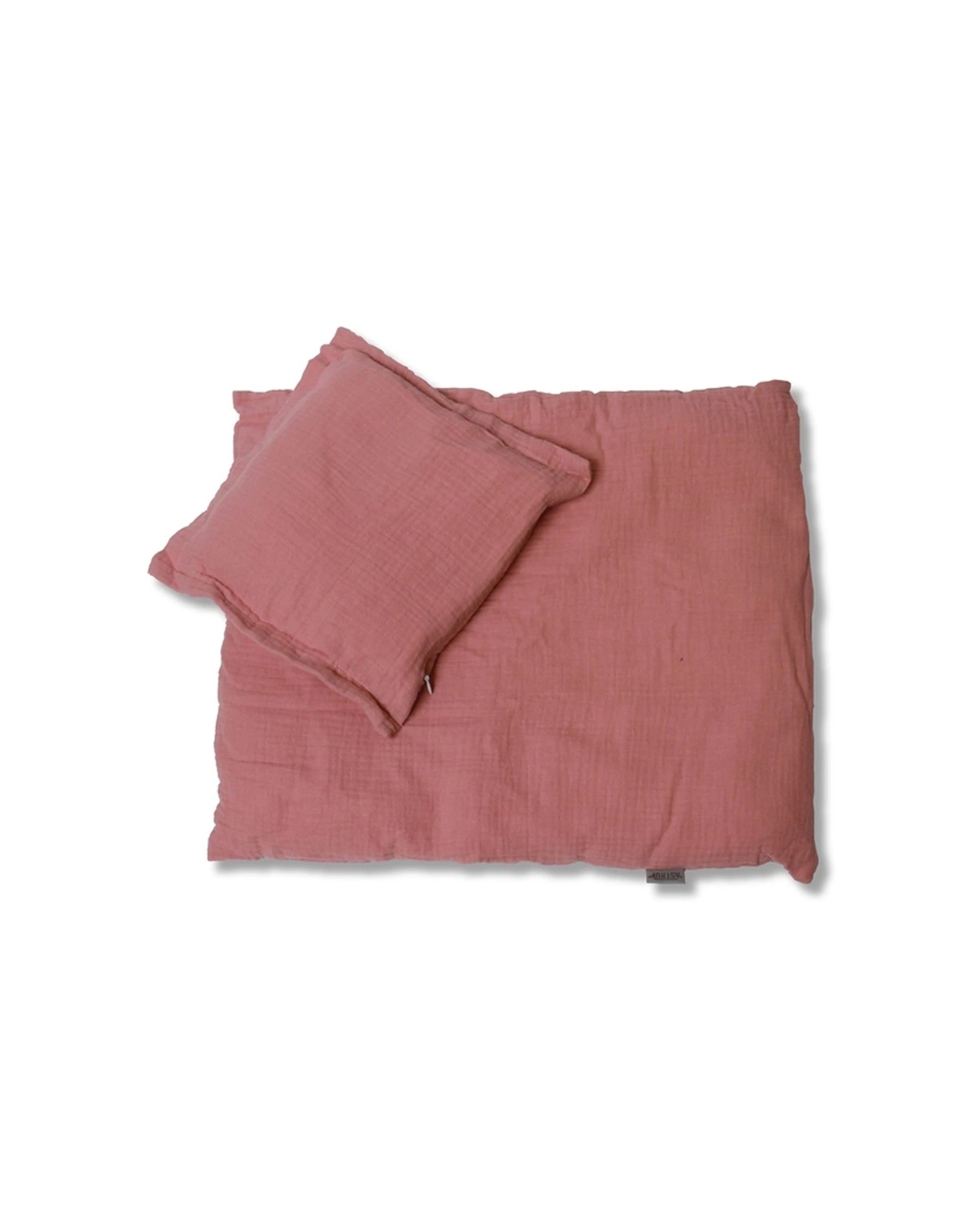 1 By Astrup Muslin Bed Bedding Set And Bag For Dolls - Pink, 1 of 1