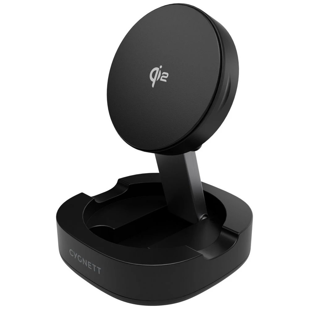 1 Cygnett Qi2 Wireless ChargeBase 15W Black, 1 of 7