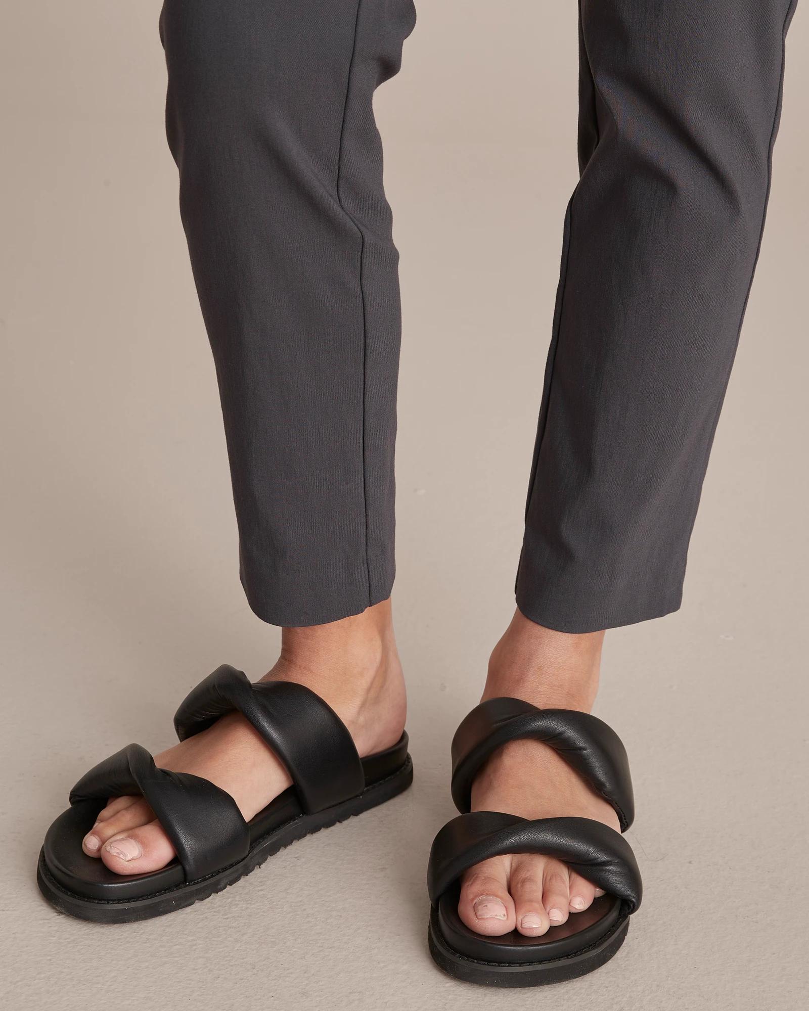 4 Carrie Skinny Ankle Length Bengaline Pants - Preview GRAPHITE, 4 of 6