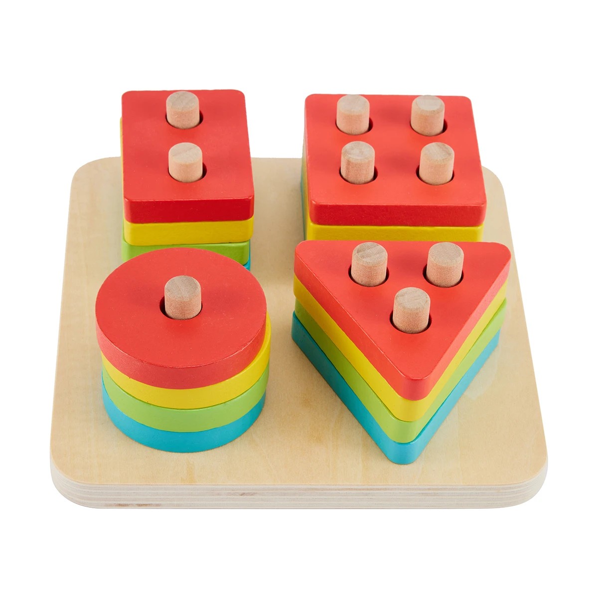 4 Wooden Multi Shape Stacker, 4 of 10