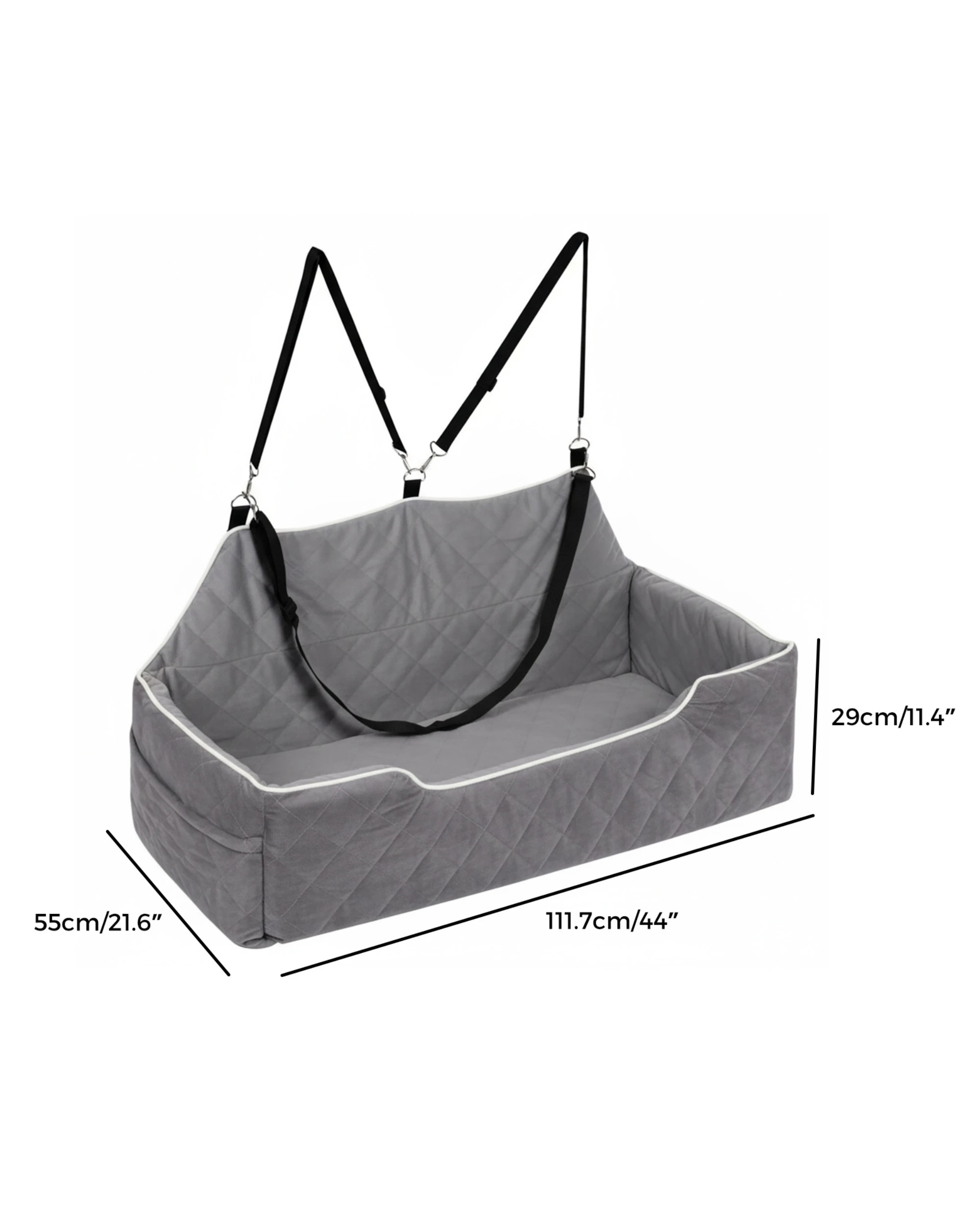8 Advwin Pet Car Seat for Cat Dog Pet Booster Seat Cover, 8 of 8