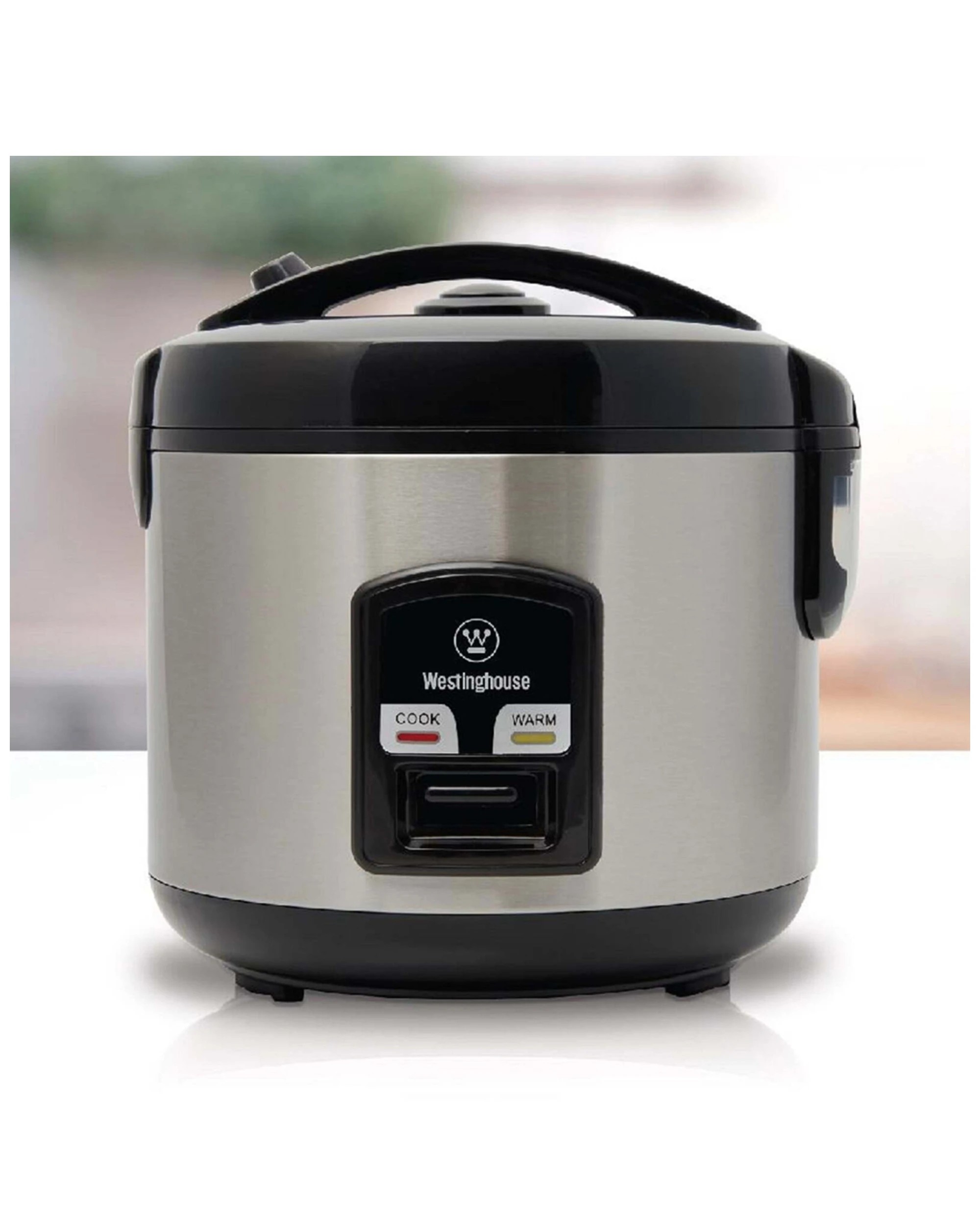 2 Westinghouse 10 Cup Rice Cooker Stainless Steel W/keep Warm Function & Steamer
 - Silver, 2 of 7