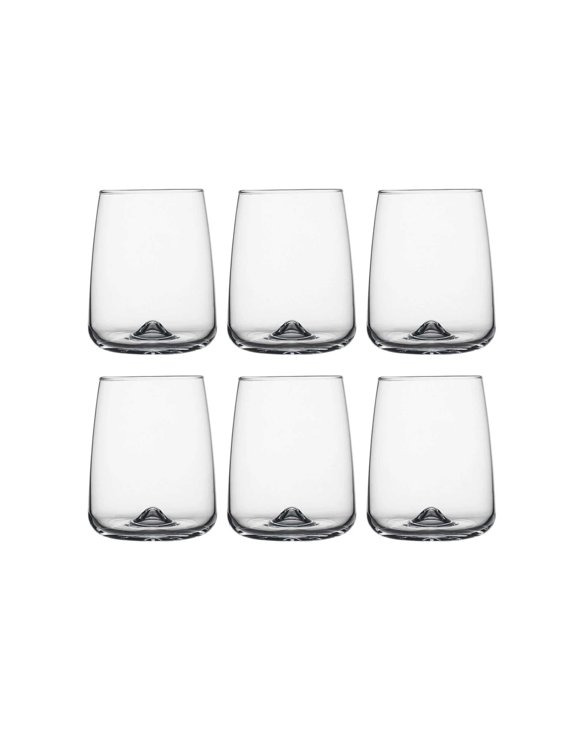 1 6pc Ecology Ida Stemless Wine/gin/water Drinking Glasses/tumbler Cup Clear 430ml
 - Clear, 1 of 6