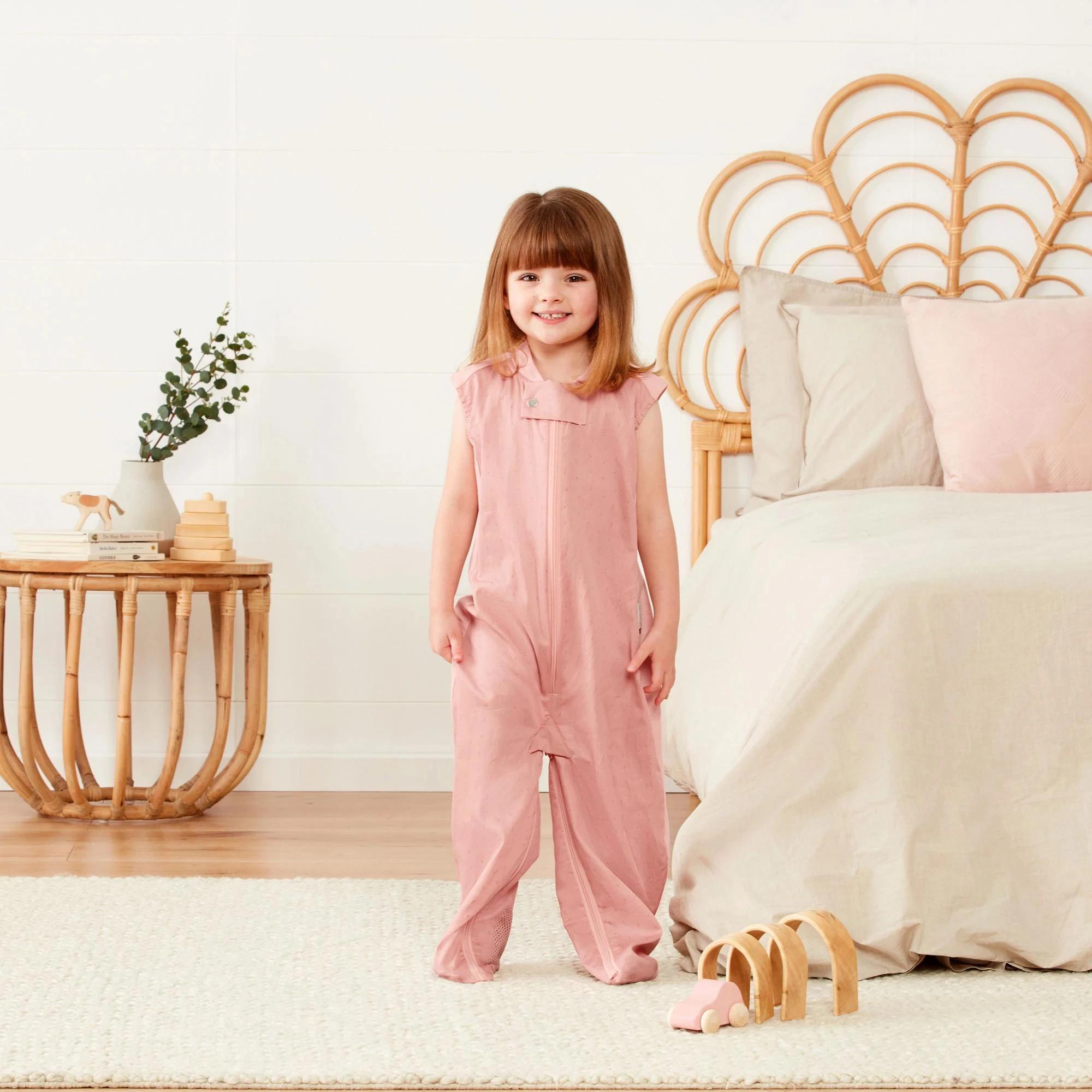 1 Ergo Pouch Jersey Sleepsuit Bag 0.2 TOG PINK BERRIES, 1 of 4