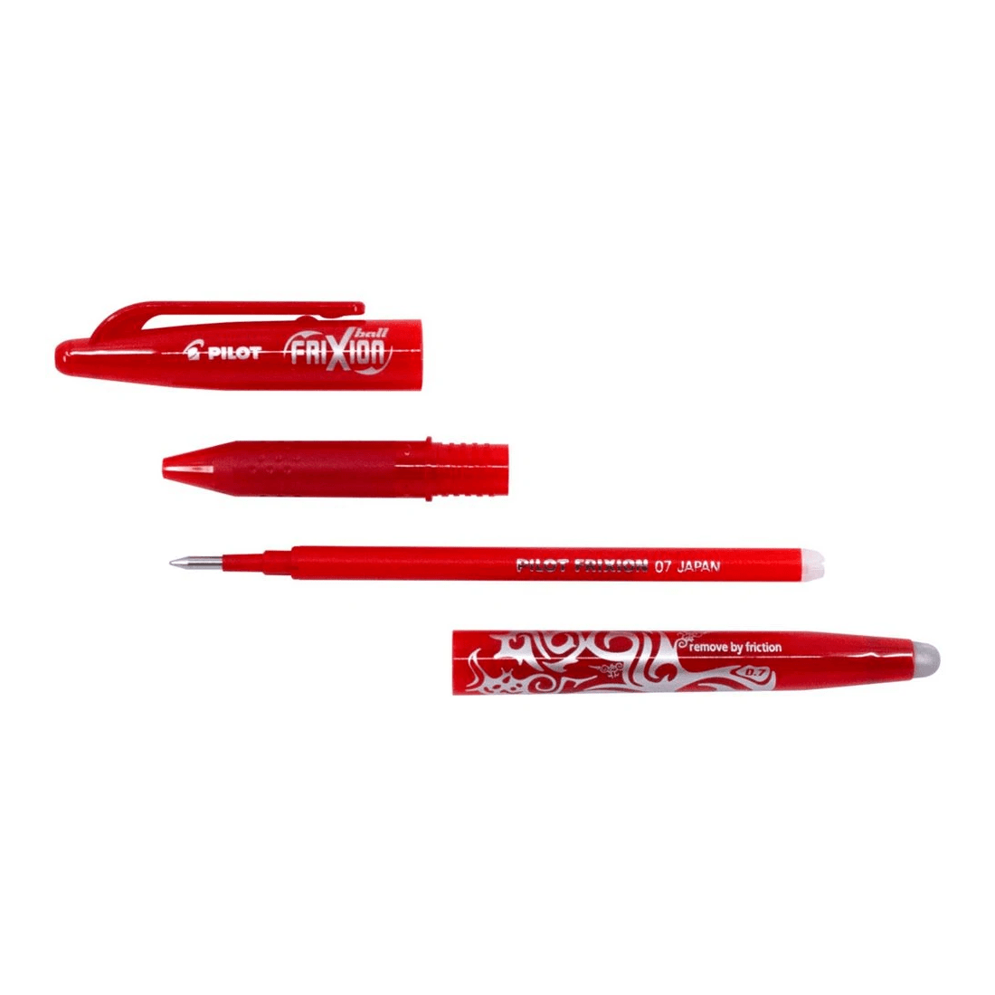 4 PILOT FriXion Ball Erasable Gel Pen 0.7mm Red 2 Pack, 4 of 9