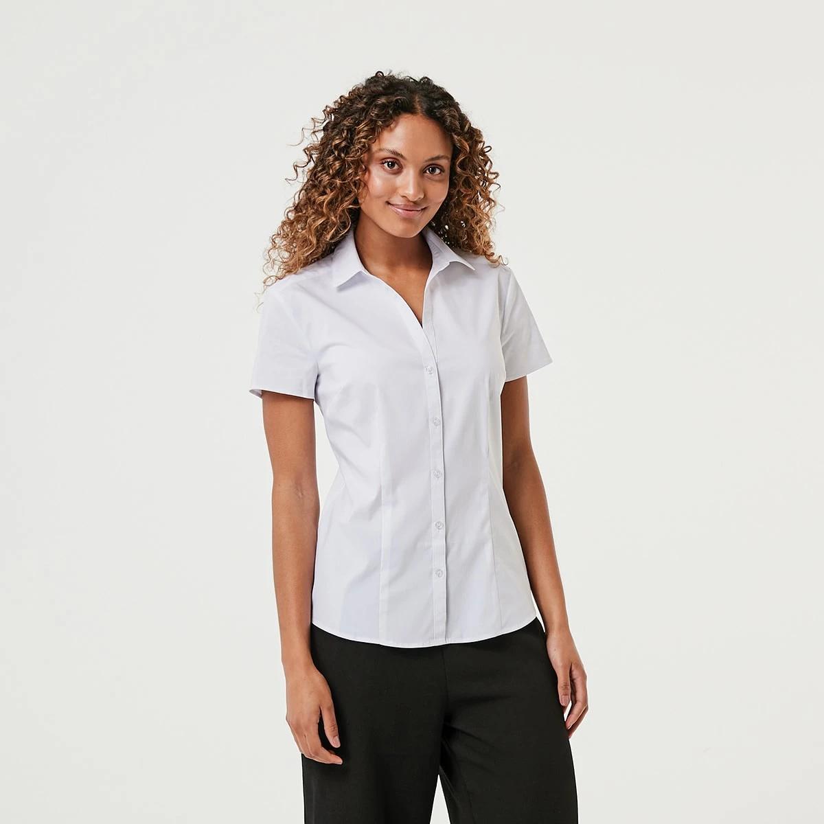 1 Short Sleeve Work Shirt White, 1 of 7
