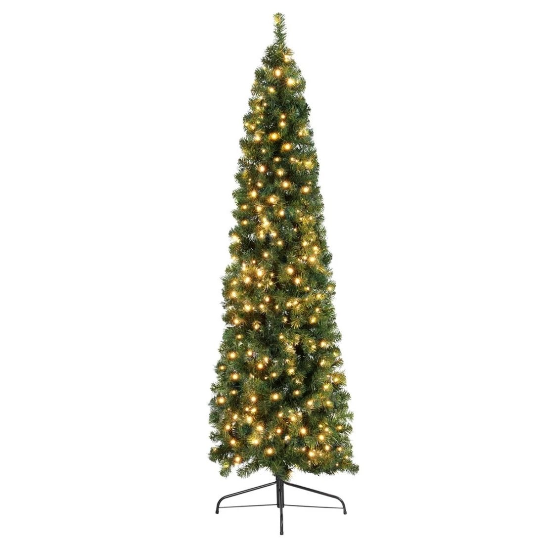2 Jingle Jollys Christmas Tree 2.1M Corner Xmas Tree Party Decorations 430 Tips - Green, 2 of 7