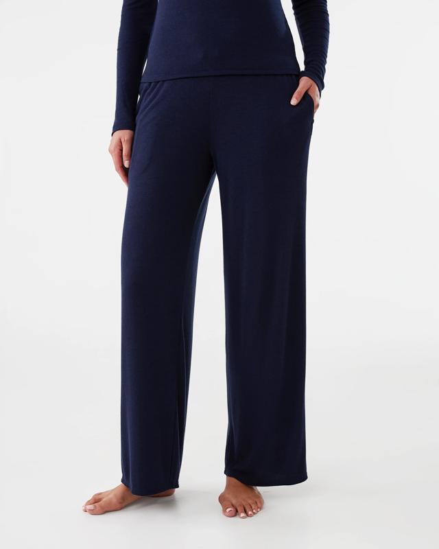 Rib Wide Leg Comfort P