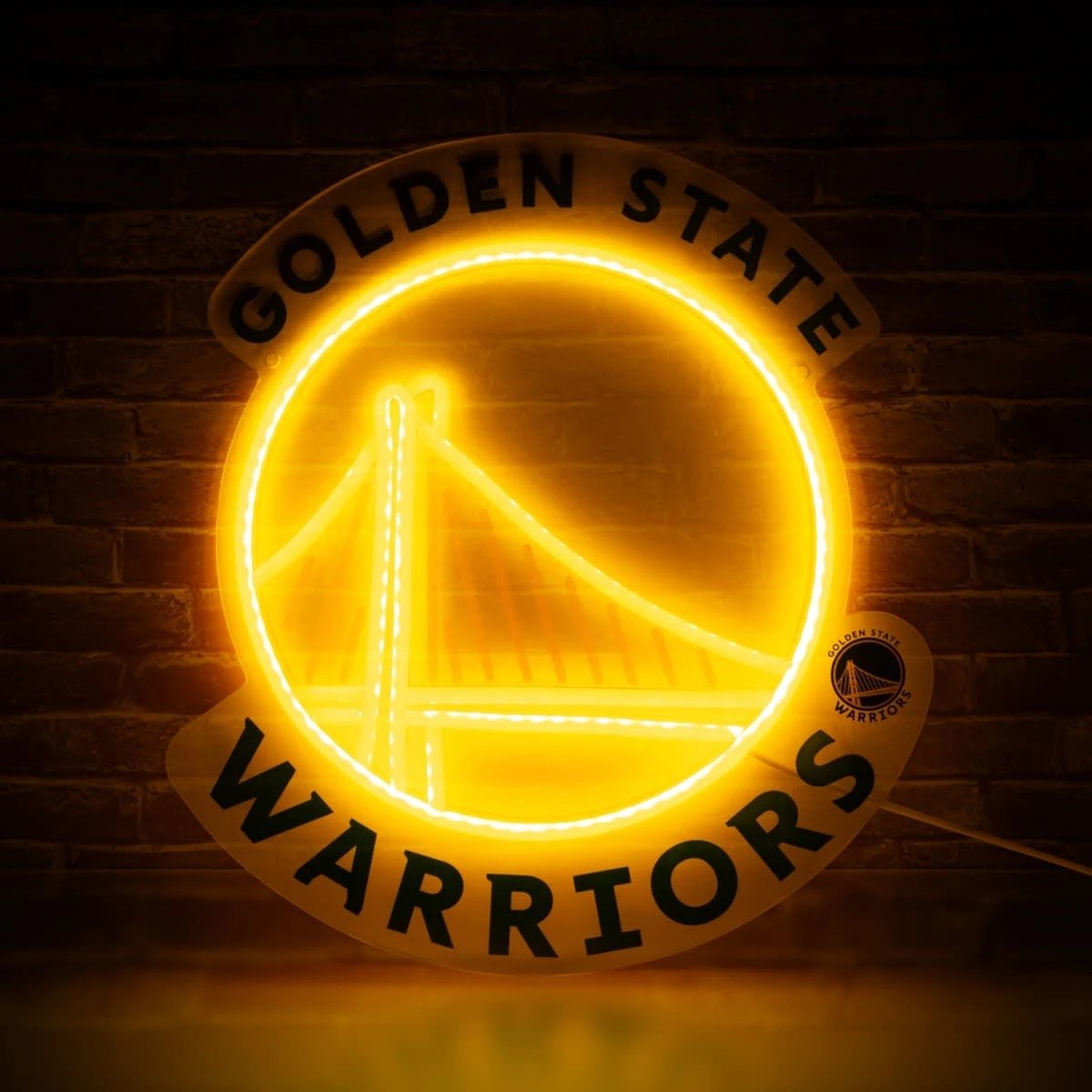 2 Warriors Logo Neon Light, 2 of 3