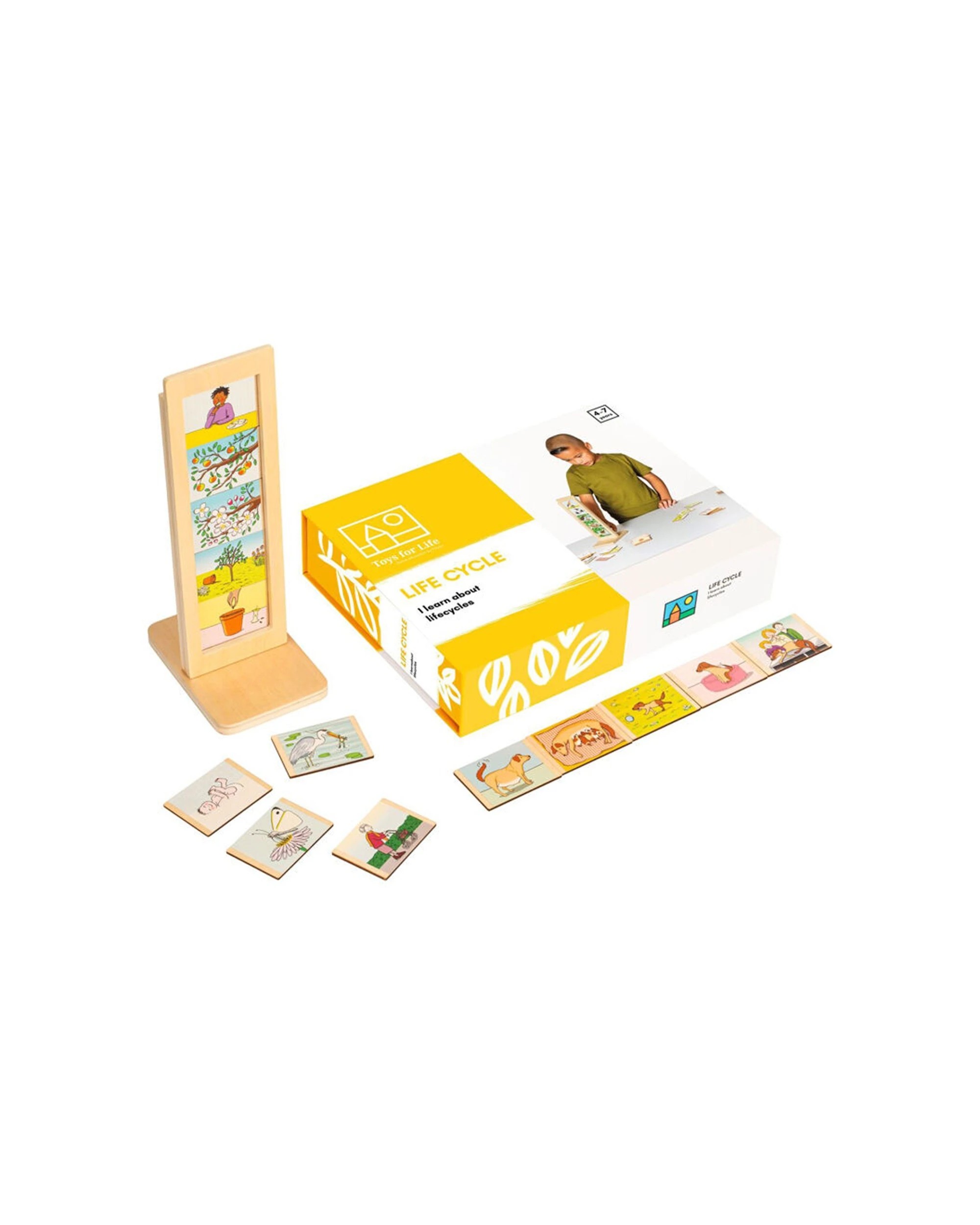 1 TFL Life Cycle Educational Toy 40pc Wooden Learning Toy Kids Ages 3 Years - Multi, 1 of 3