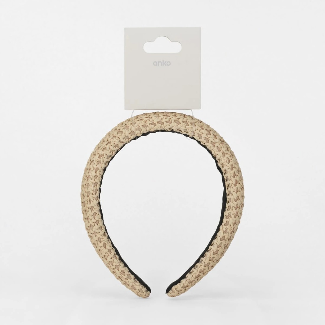 5 Raffia Headband - Natural, 5 of 5