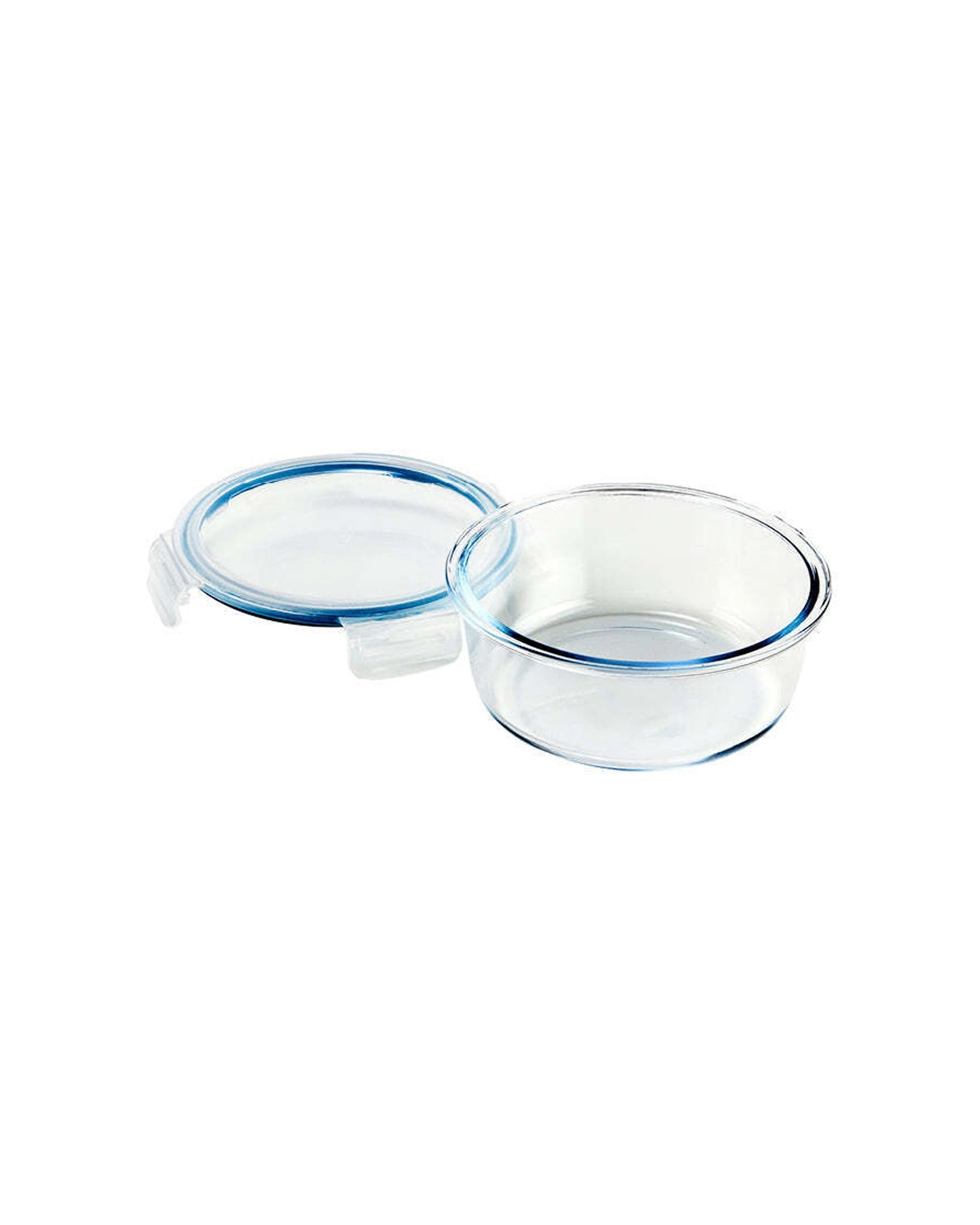 4 Wiltshire 2PK Reusable Round Glass Airtight Leakproof Storage Container 600ml - Clear, 4 of 4