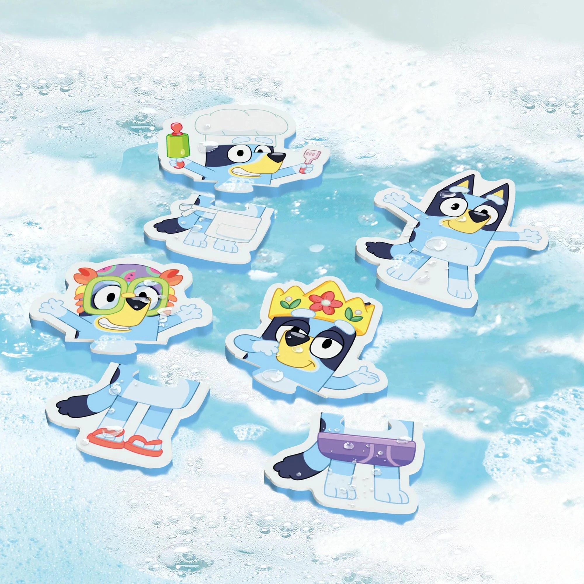 3 Bluey Bath Puzzle Set 8 Piece
 - Blue, 3 of 5