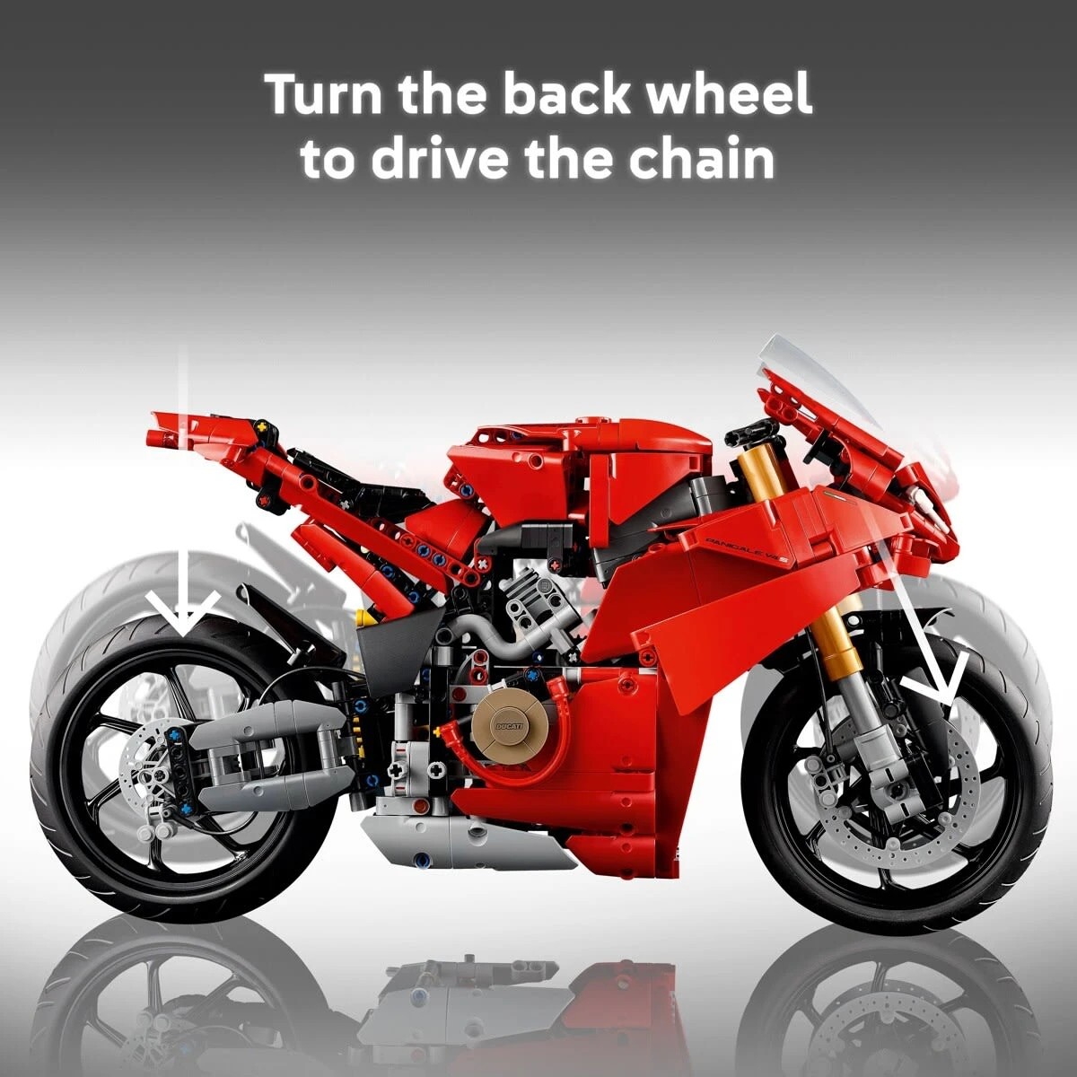 8 LEGO Technic Ducati Panigale V4 S Motorcycle 42202, 8 of 11