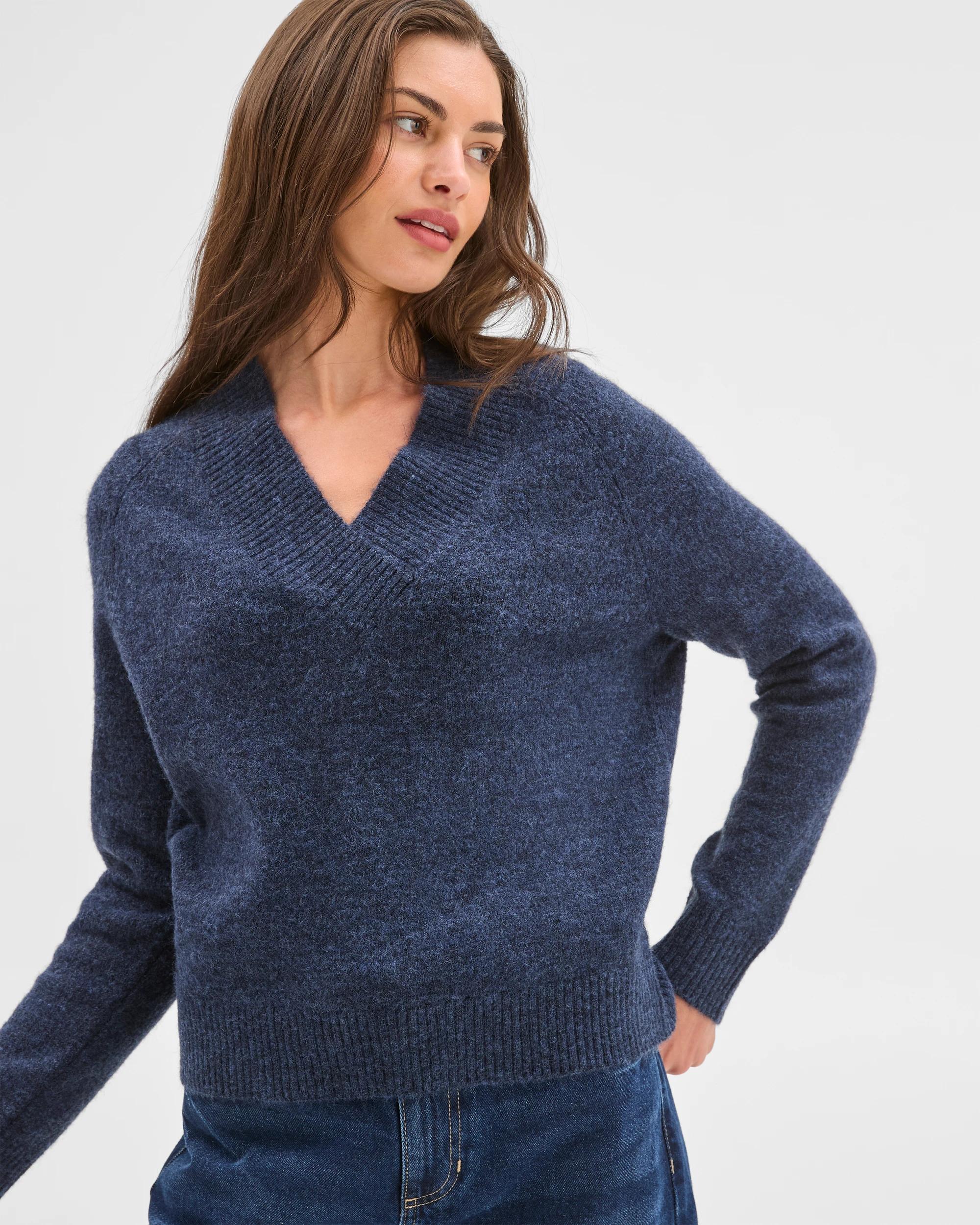 5 Target Petites Petites Long Sleeve Lofty Jumper NAVY BLAZER, 5 of 6