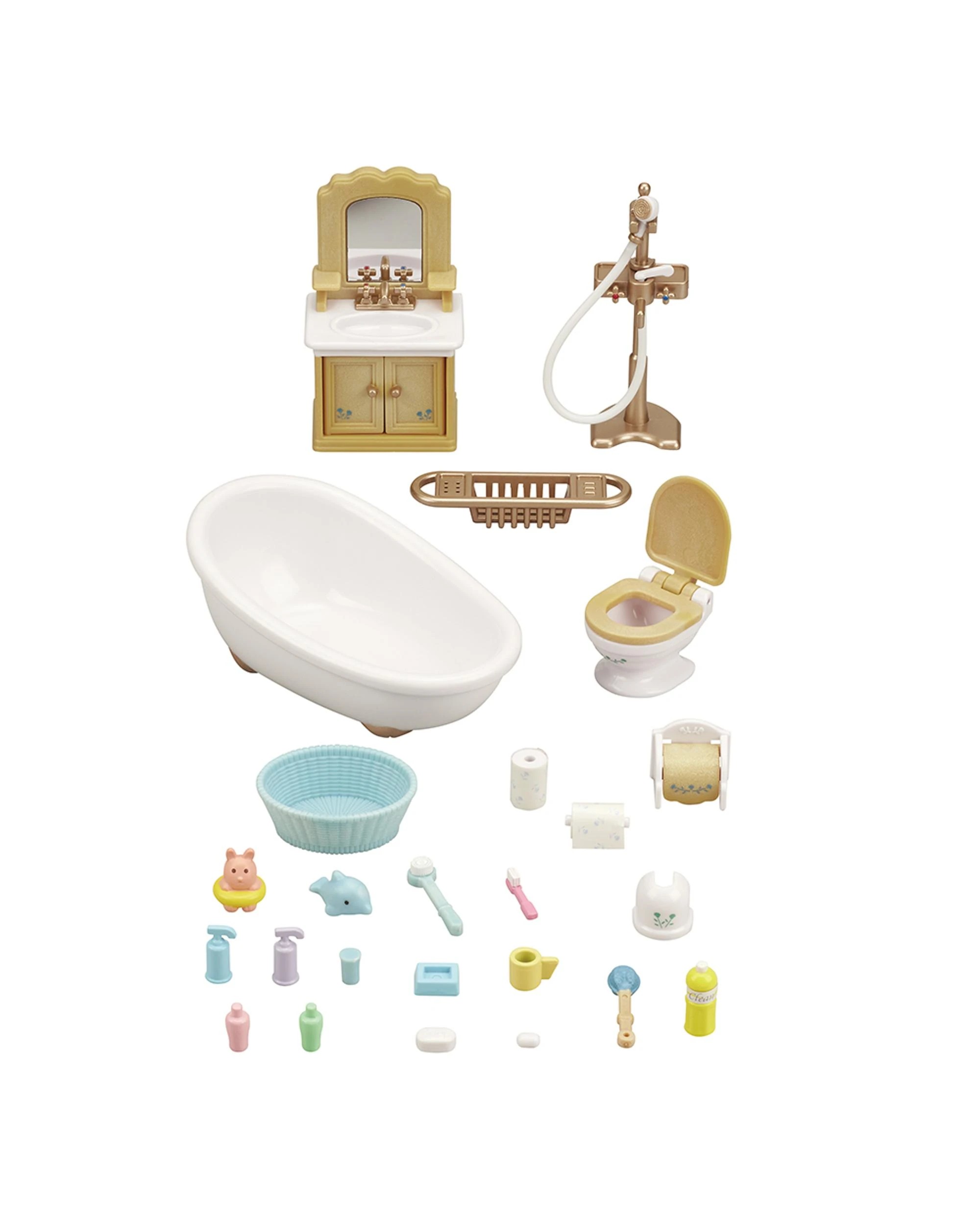 2 Sylvanian Families Country Bathroom Play Set, 2 of 4