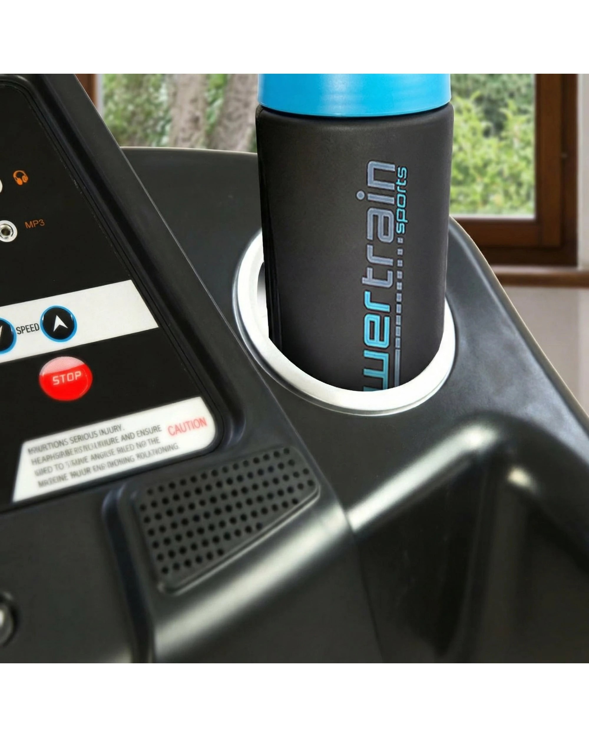 3 Powertrain V30 Foldable Treadmill 420mm Running Belt 14.8kmh Speed 3 Level Incline12 Programs USB AUX, 3 of 10