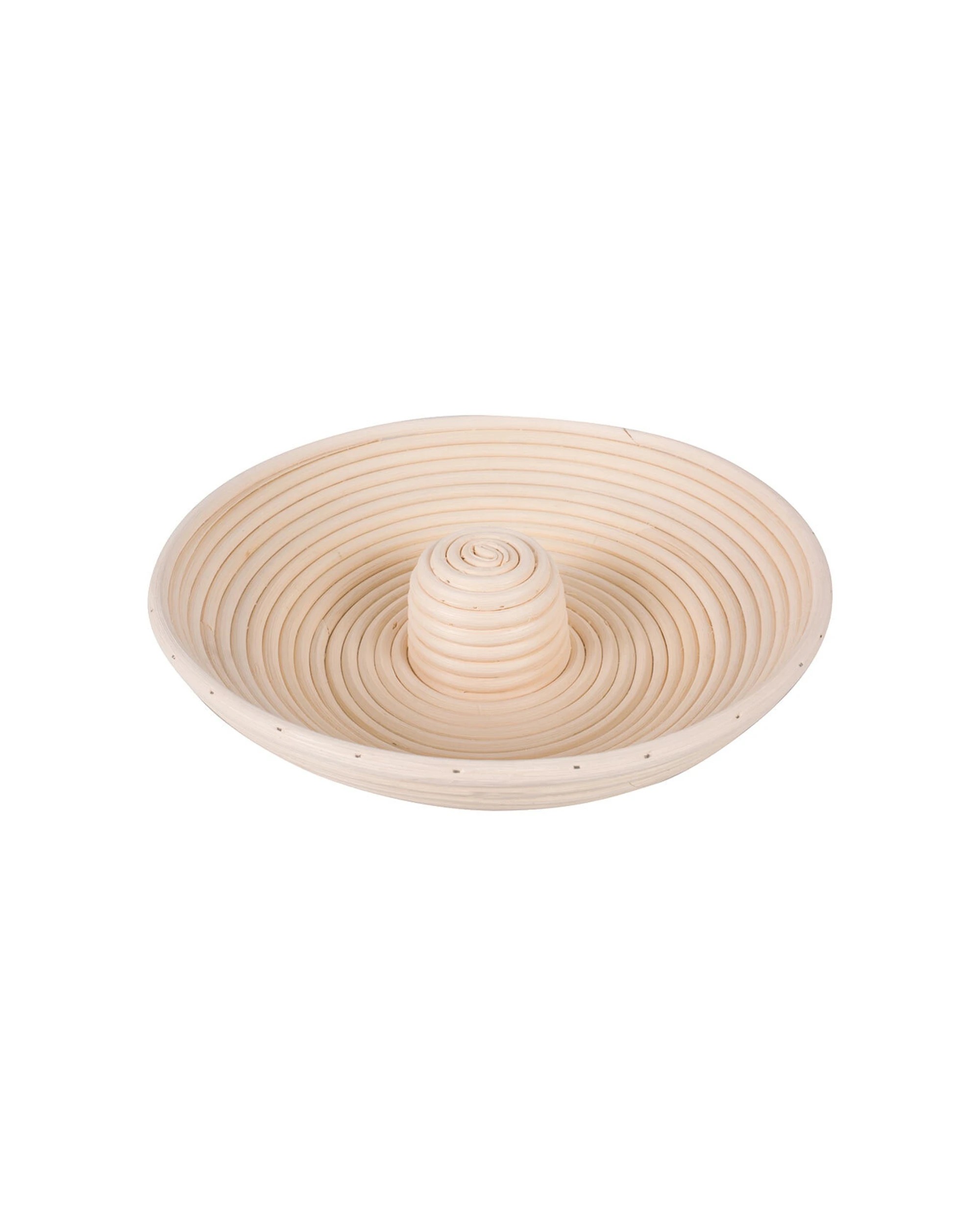 1 Bakemaster Circle Proving Rattan Basket 28cm Spiral Shape Bread Baking - Brown, 1 of 1