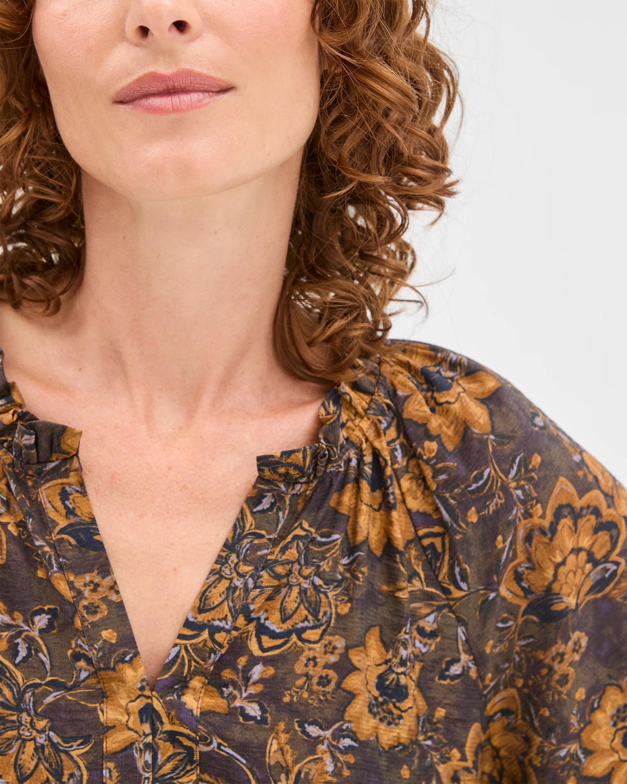 6 Target Woman Soft Gather Neck Blouse PAISLEY, 6 of 7