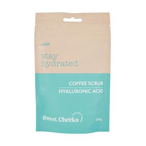 OXX Bodycare Stay Hydrated Sweet Cheeks Coffee Scrub 200g - Hyaluronic Acid
