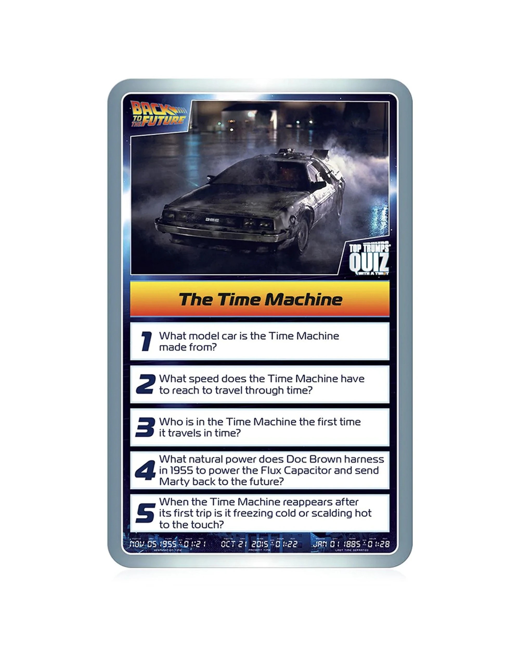 4 Top Trumps Quiz Back To The Future Playing Card Game - Multi, 4 of 6