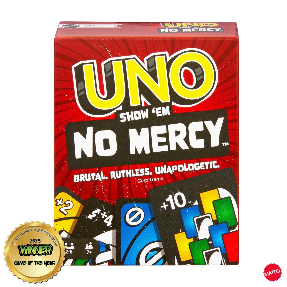 1 UNO Show 'em No Mercy Card Game, 1 of 6