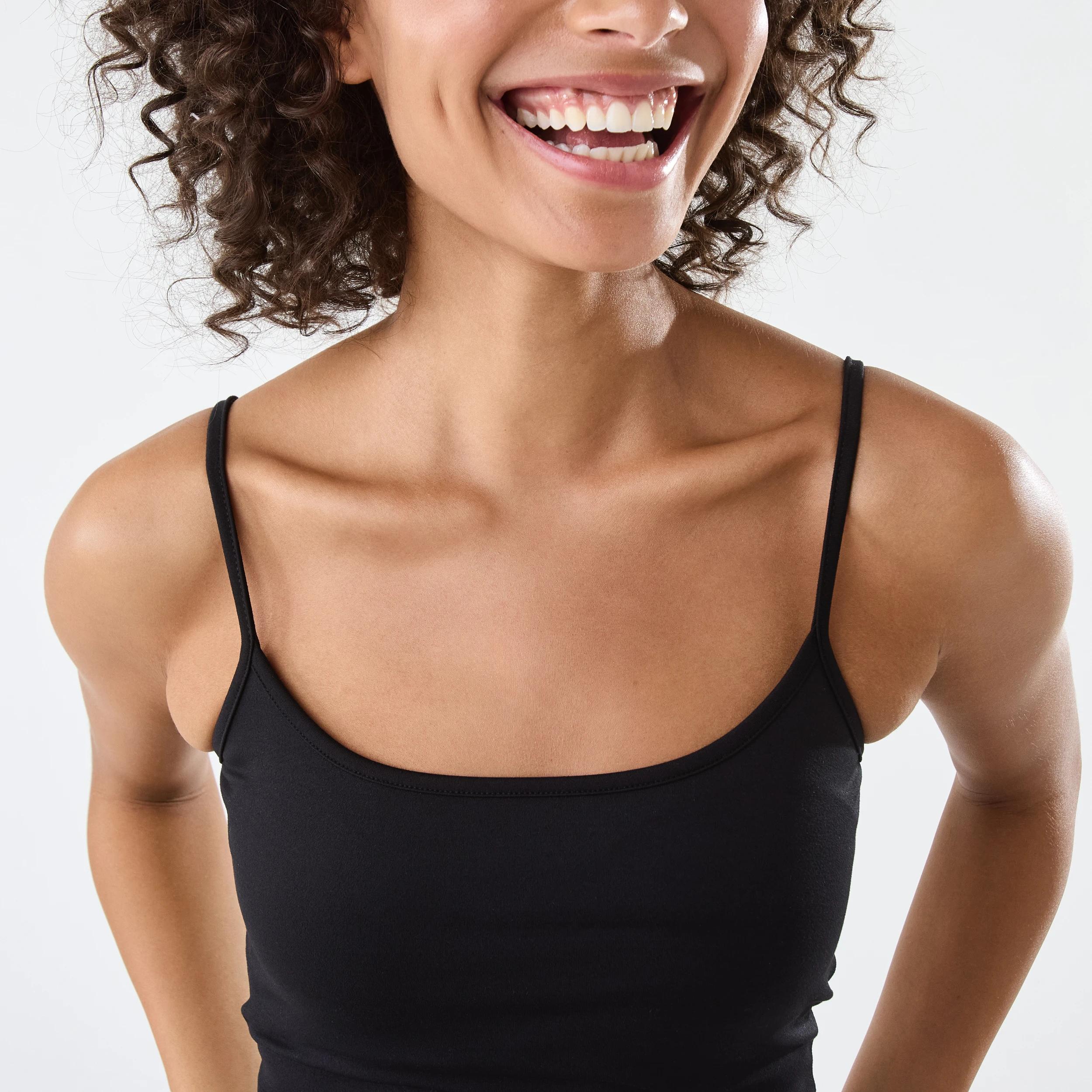 6 Contour Shelf Cami Black, 6 of 7